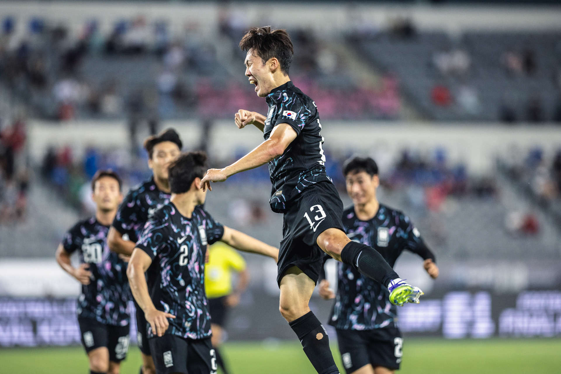 YONGIN, South Korea - JULY  11:  during EAFF E-1 Football Championship at Yongin Mireu Stadium on July 11, 2025 in Yongin, South Korea, (Photo by Jack Ng/Pixel Images)