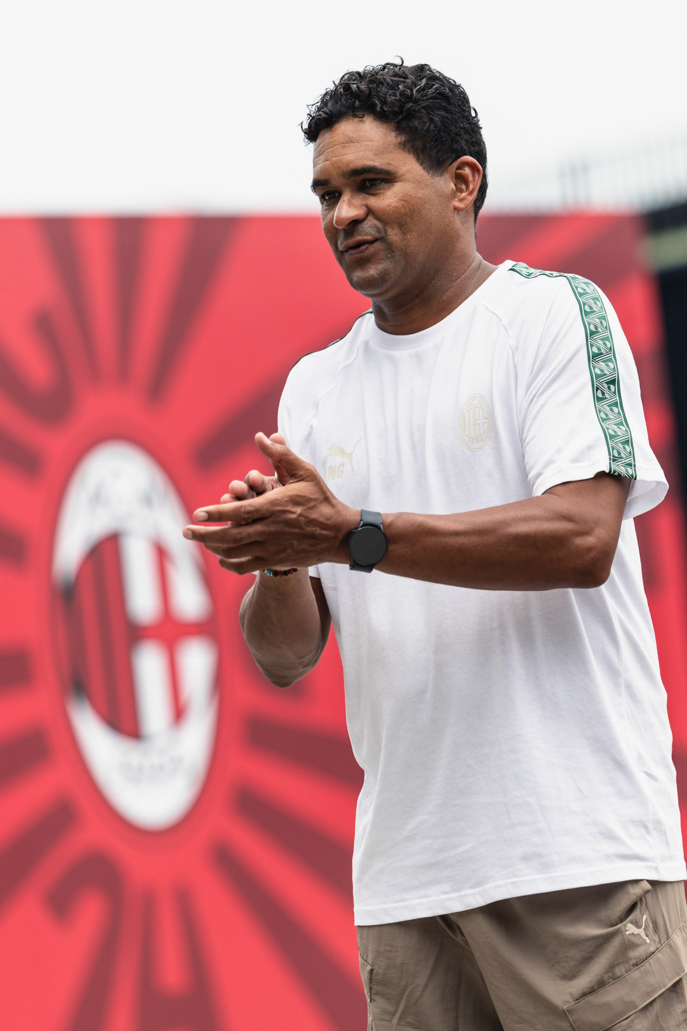 HONG KONG, China - JULY  25:  during AC Milan Kai Tak Soccer Activation at Kai Tak Mall 1 Rooftop on July 25, 2025 in Hong Kong, China, (Photo by Jack Ng/Pixel Images)