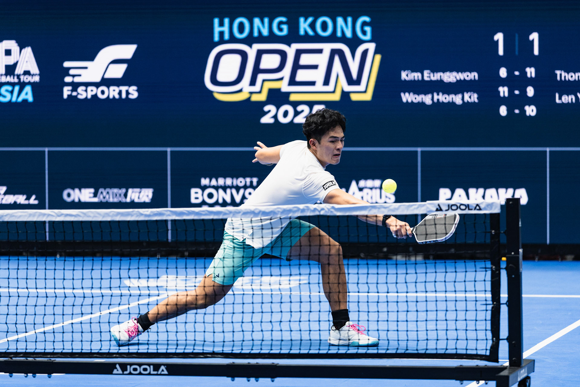 HONG KONG, China - AUGUST  24:  during Pickleball Tour Asia - Hong Kong Open 2025 at Kai Tak Arena on August 24, 2025 in Hong Kong, China, (Photo by Jack Ng/Jack8th.com)