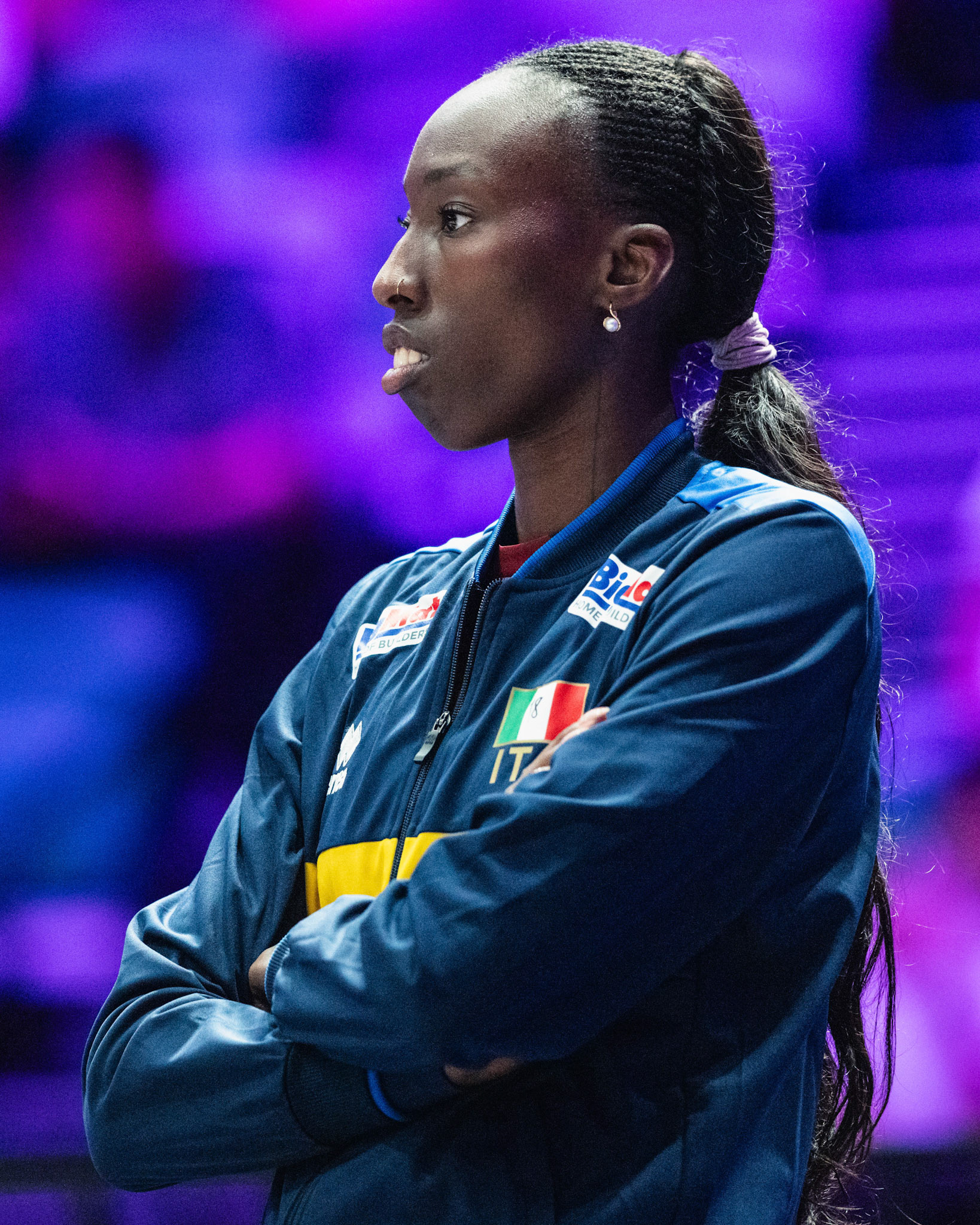 HONG KONG, China - JULY  08: Paola Egonu of Italy participates during Volleyball Nations League Hong Kong 2026 at Kai Tak Arena on July 8, 2026 in Hong Kong, China, (Photo by Jack Ng/Alamy Live News)