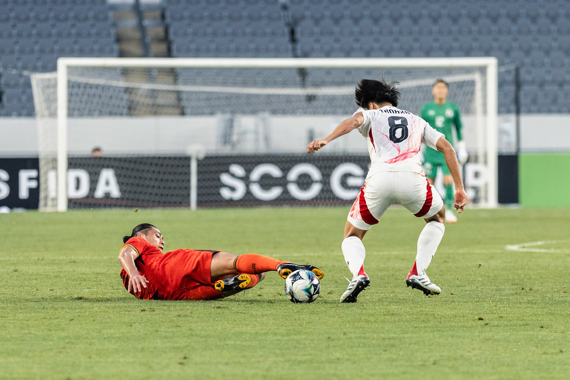 YONGIN, South Korea - JULY  12:  during EAFF E-1 Football Championship - Japan vs China at Yongin Mireu Stadium on July 12, 2025 in Yongin, South Korea, (Photo by Jack Ng/Pixel Images)