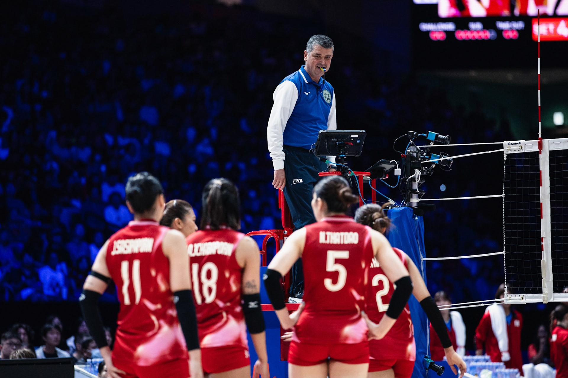 HONG KONG, China - JUNE  18:  during Volleyball Nations League Hong Kong 2025 at Kai Tak Arena on June 18, 2025 in Hong Kong, China, (Photo by Jack Ng/Pixel Images)