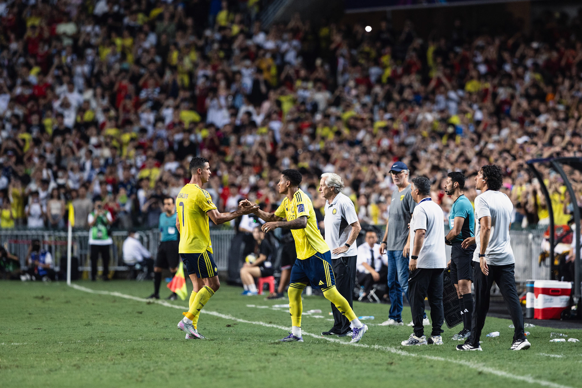 HONG KONG, China - AUGUST  19:  during Saudi Super Cup at Hong Kong Stadium on August 19, 2025 in Hong Kong, China, (Photo by Jack Ng/Jack8th.com)