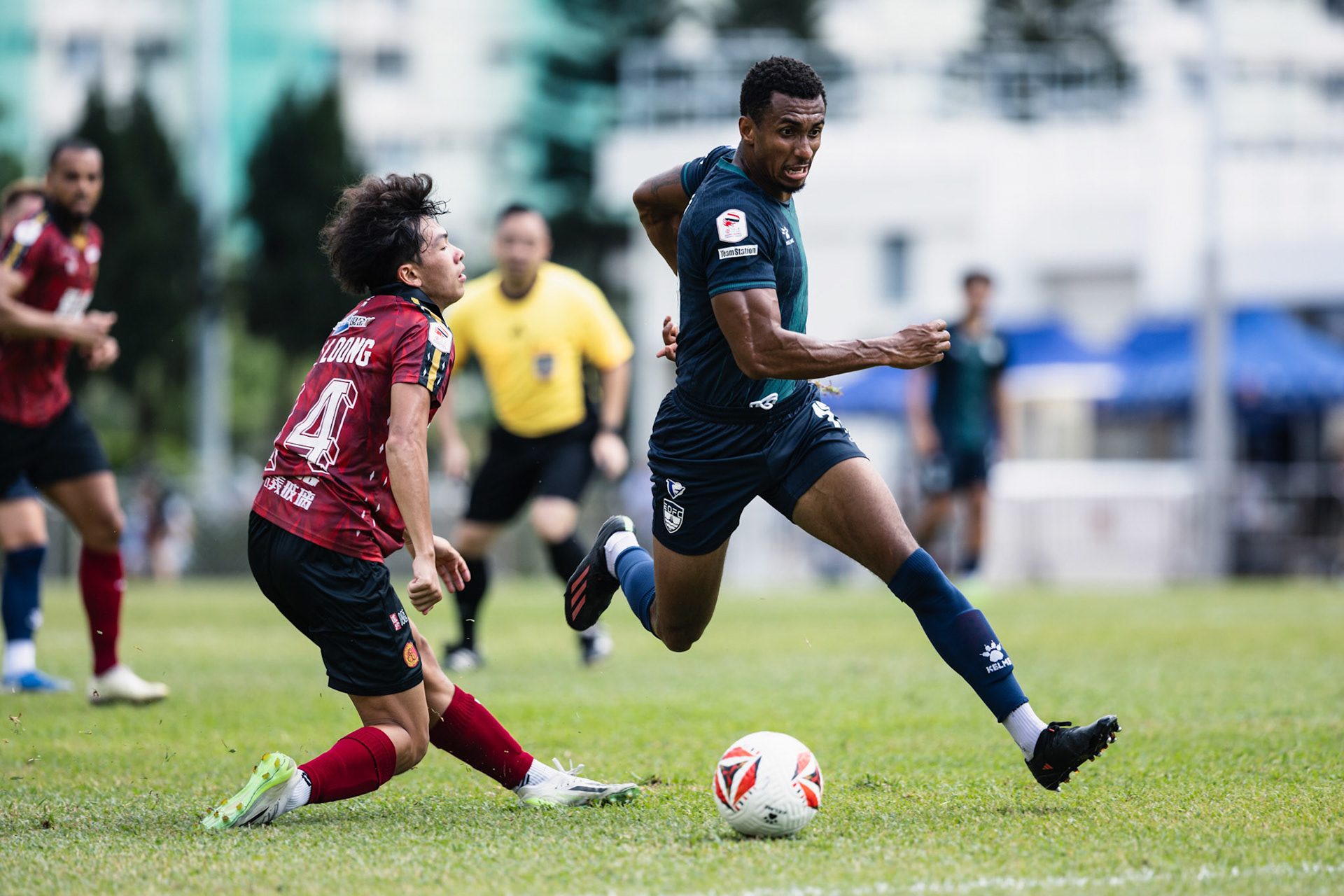 HONG KONG, China - OCTOBER  12:  during League Cup - Kowloon City vs Eastern District at Hammer Hill Road Sports Ground on October 12, 2025 in Hong Kong, China, (Photo by Jack Ng/Jack.8th)