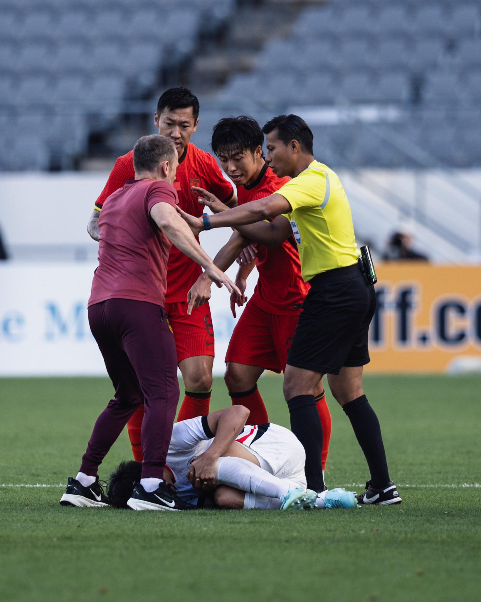 YONGIN, South Korea - JULY  15:  during EAFF E-1 Football Championship - China PR vs Hong Kong, China at Yongin Mireu Stadium on July 15, 2025 in Yongin, South Korea, (Photo by Jack Ng/Pixel Images)