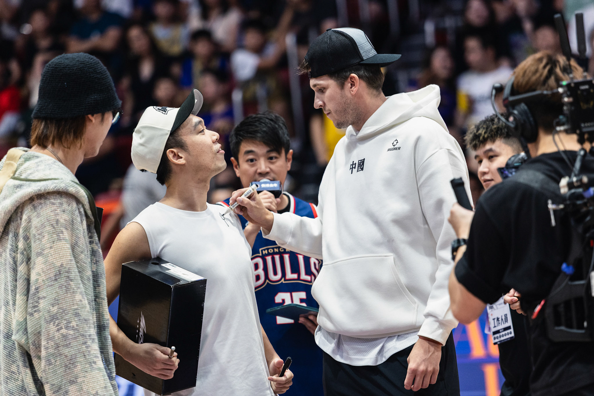 HONG KONG, China - AUGUST  07:  during NBL 2025 Hong Kong Bulls vs Hubei Wenlv at Southorn Stadium on August 7, 2025 in Hong Kong, China, (Photo by Jack Ng/NH_FOTO)