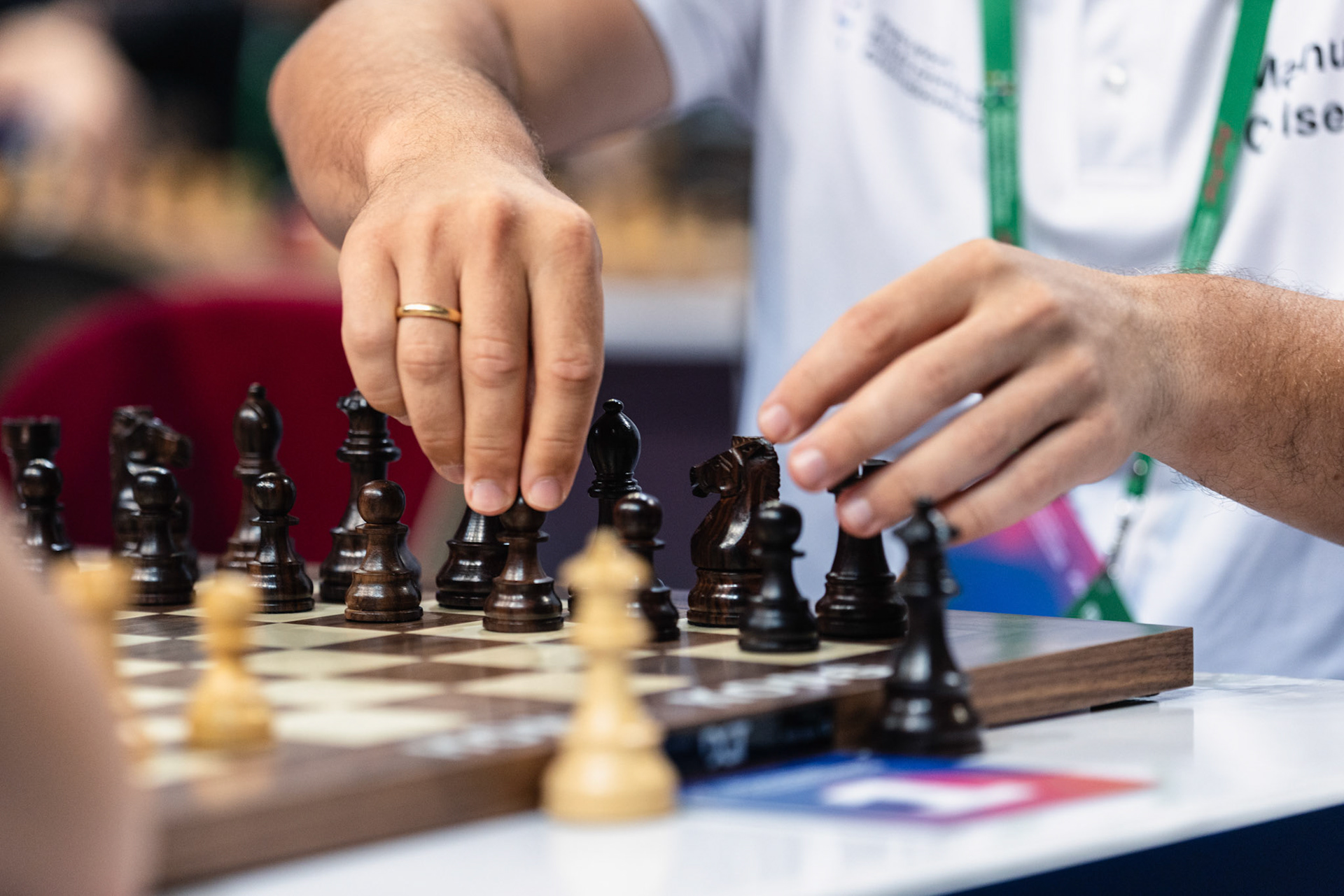 HONG KONG, China - JUNE 19: Magnus Carlsen of WR Chess competes during the round 10 of the FIDE World Team Rapid and Blitz Chess Championships 2026 at Queen Elizabeth Stadium on June 19, 2026 in Hong Kong, China, (Photo by Jack Ng/Alamy Live News)