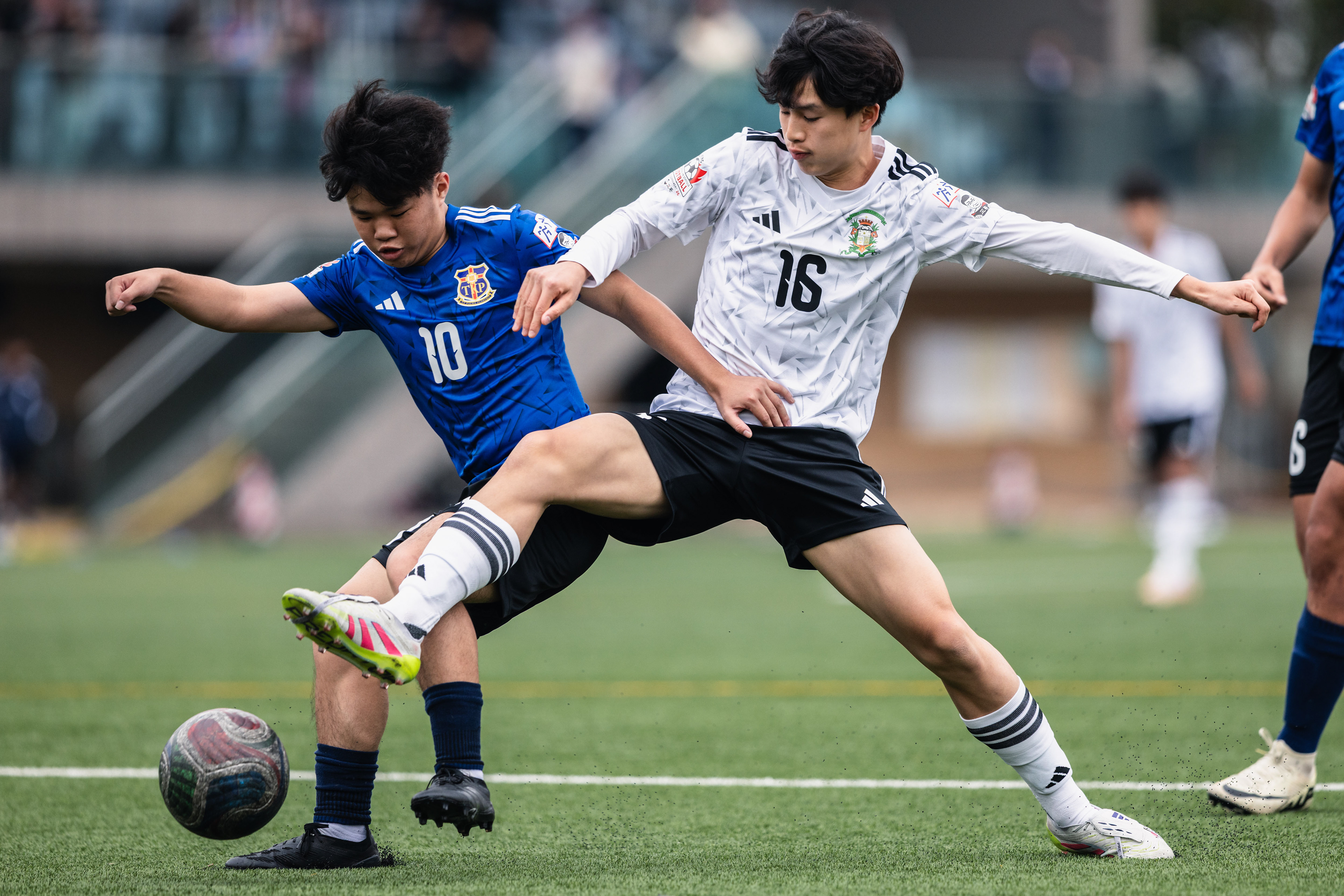 HONG KONG, China - FEBRUARY 09: during SamGor All Hong Kong Schools Jing Ying Football Tournament 2025-26 - Tang King Po School  vs St. Joseph's College at Po Kong Village Road Park Artificial Turf Soccer Pitch on February 9, 2026 in Hong Kong, China, (Photo by Jack Ng/)