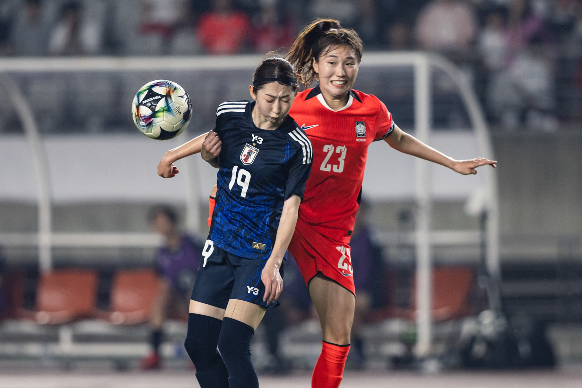 HWASEONG, South Korea - JULY  13:  during EAFF E-1 Football Championship - South Korea vs Japan at Hwaseong Sports Complex on July 13, 2025 in Hwaseong, South Korea, (Photo by Jack Ng/Pixel Images)