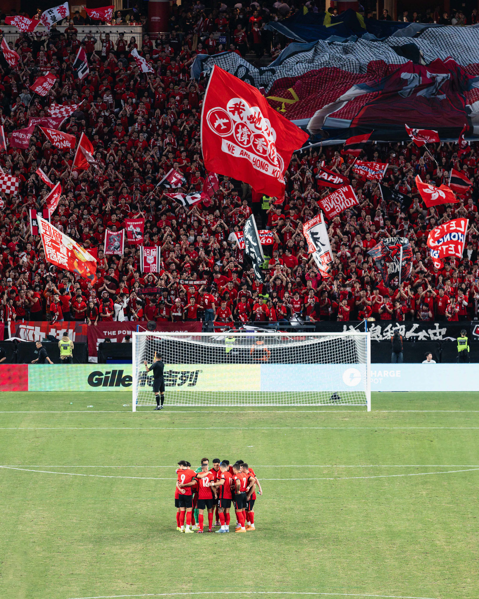 HONG KONG, China - NOVEMBER  18:  during 2027 Asian Cup Qualifers - Hong Kong, China vs Singapore at Kai Tak Stadium on November 18, 2025 in Hong Kong, China, (Photo by Jack Ng/Pixel Images)