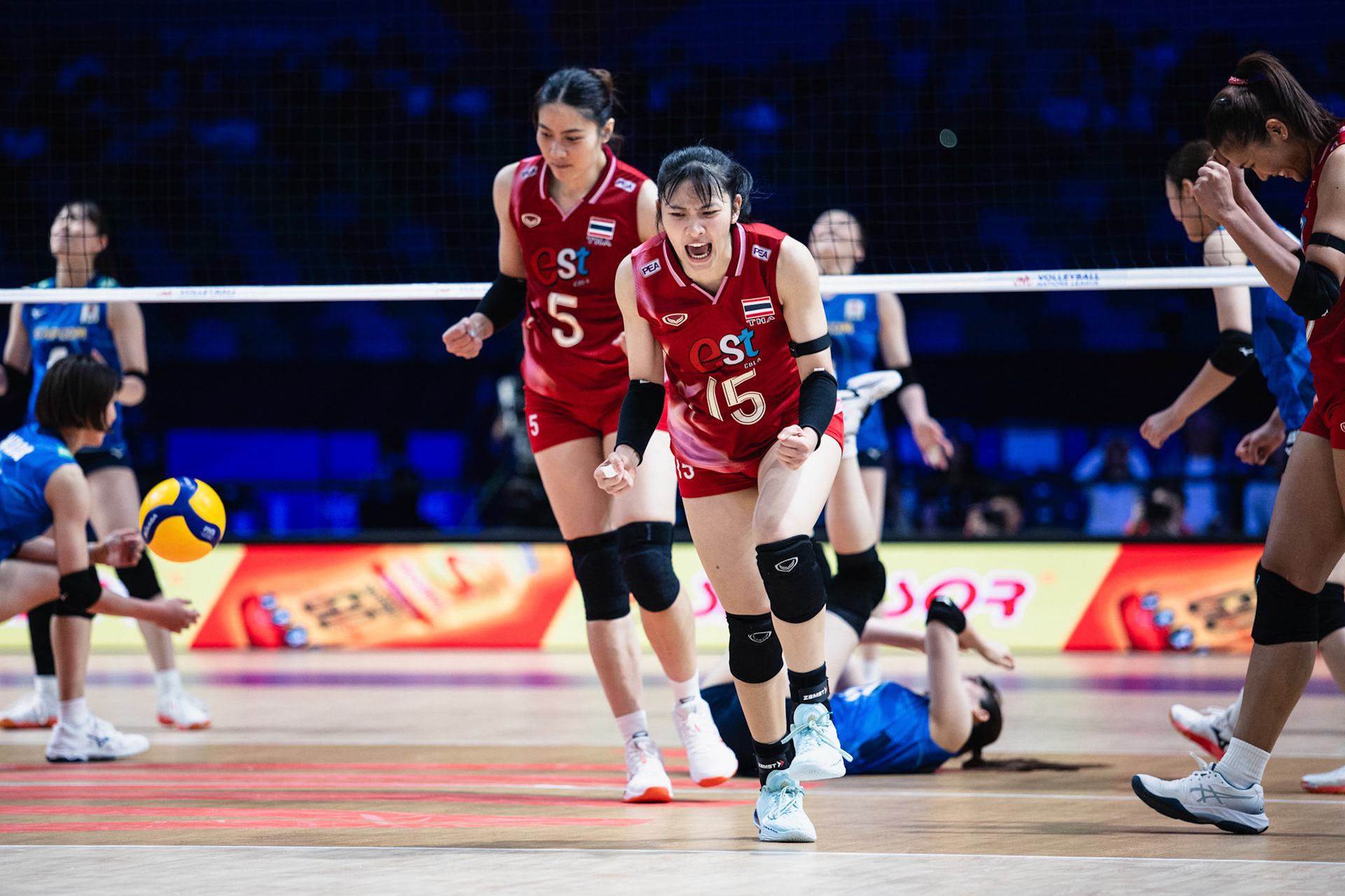 HONG KONG, China - JUNE  18:  during Volleyball Nations League Hong Kong 2025 at Kai Tak Arena on June 18, 2025 in Hong Kong, China, (Photo by Jack Ng/Pixel Images)