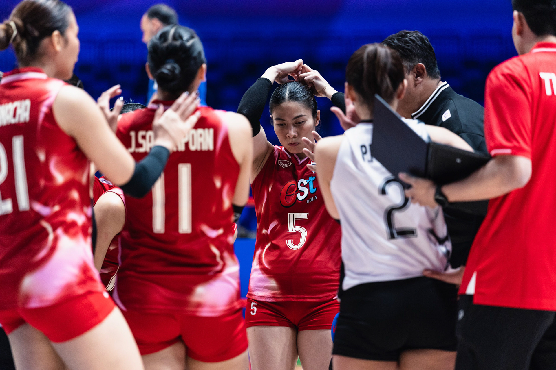 HONG KONG, China - JUNE  22:  during Volleyball Nations League Hong Kong 2025 at Kai Tak Arena on June 22, 2025 in Hong Kong, China, (Photo by Jack Ng/Pixel Images)