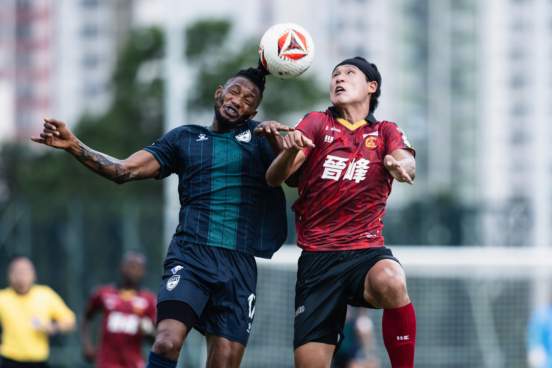 HONG KONG, China - OCTOBER  12:  during League Cup - Kowloon City vs Eastern District at Hammer Hill Road Sports Ground on October 12, 2025 in Hong Kong, China, (Photo by Jack Ng/Jack.8th)