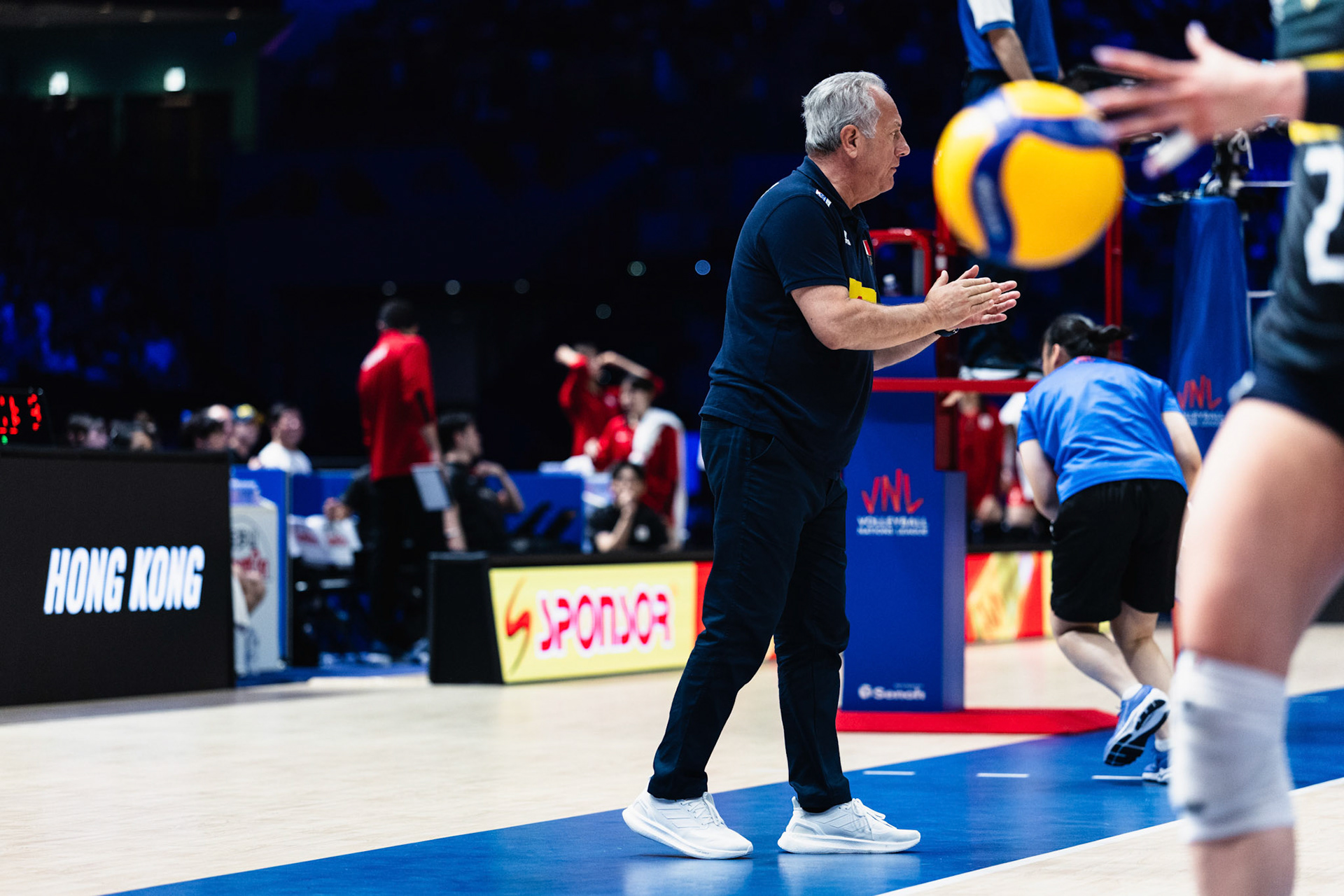 HONG KONG, China - JUNE  20:  during Volleyball Nations League Hong Kong 2025 at Kai Tak Arena on June 20, 2025 in Hong Kong, China, (Photo by Jack Ng/Pixel Images)