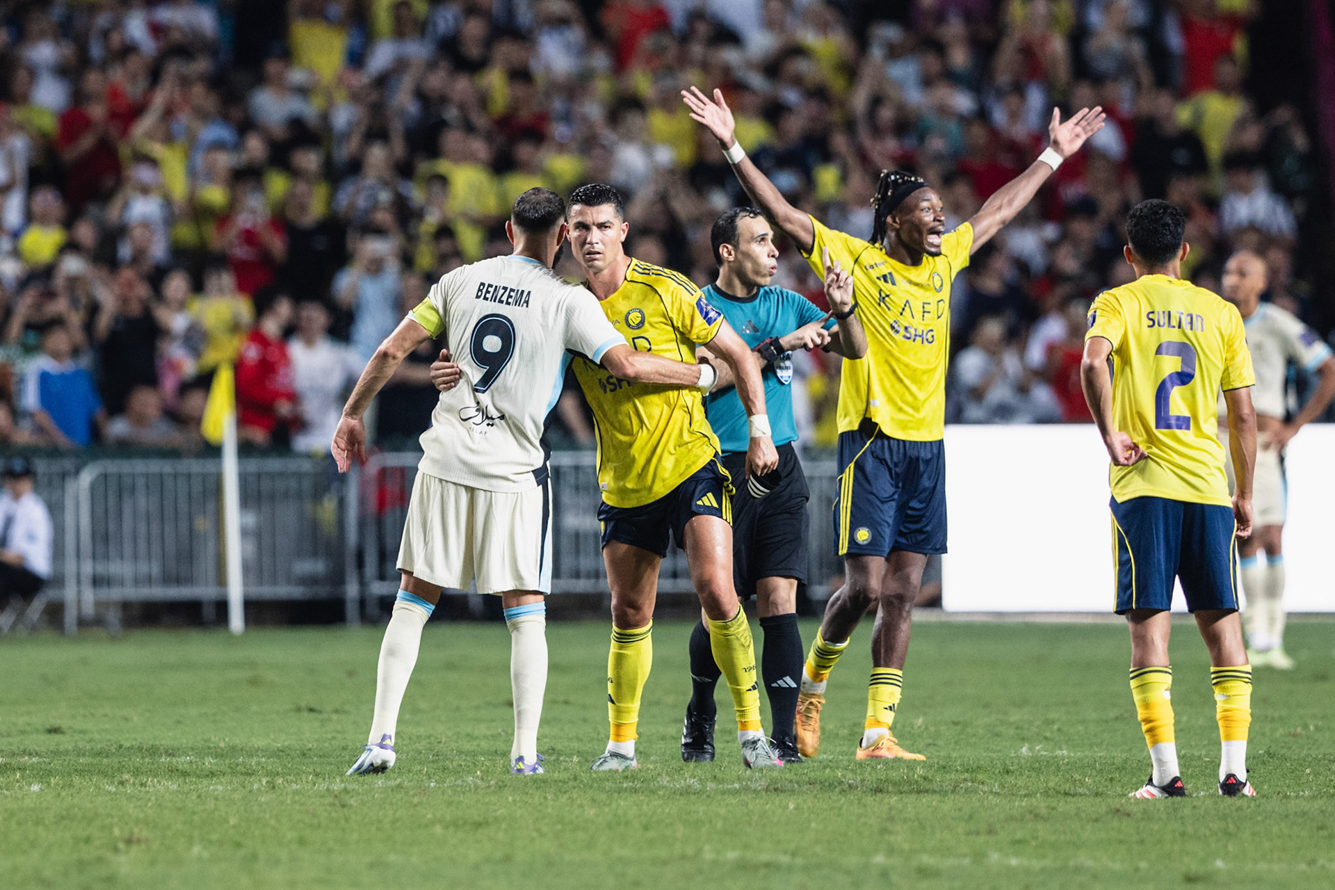 HONG KONG, China - AUGUST  19:  during Saudi Super Cup at Hong Kong Stadium on August 19, 2025 in Hong Kong, China, (Photo by Jack Ng/Jack8th.com)