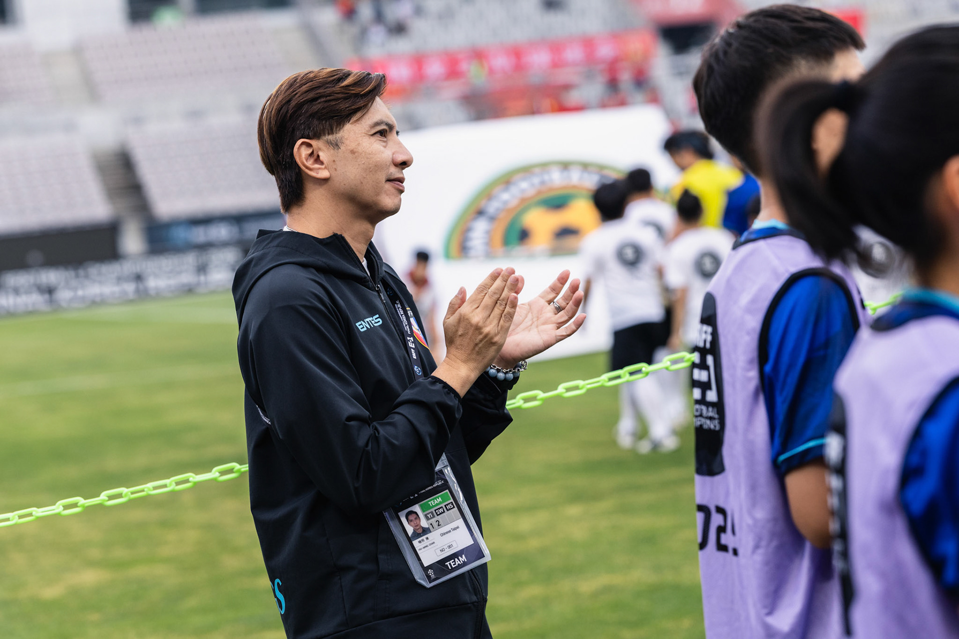 HWASEONG, South Korea - JULY  13:  during EAFF E-1 Football Championship - Chinese Taipei vs China PR at Hwaseong Sports Complex on July 13, 2025 in Hwaseong, South Korea, (Photo by Jack Ng/Pixel Images)