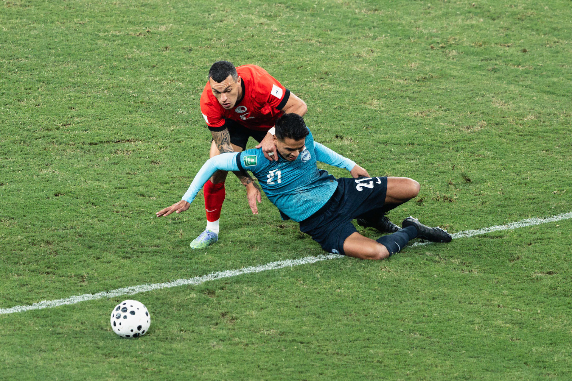 HONG KONG, China - NOVEMBER  18:  during 2027 Asian Cup Qualifers - Hong Kong, China vs Singapore at Kai Tak Stadium on November 18, 2025 in Hong Kong, China, (Photo by Jack Ng/Pixel Images)