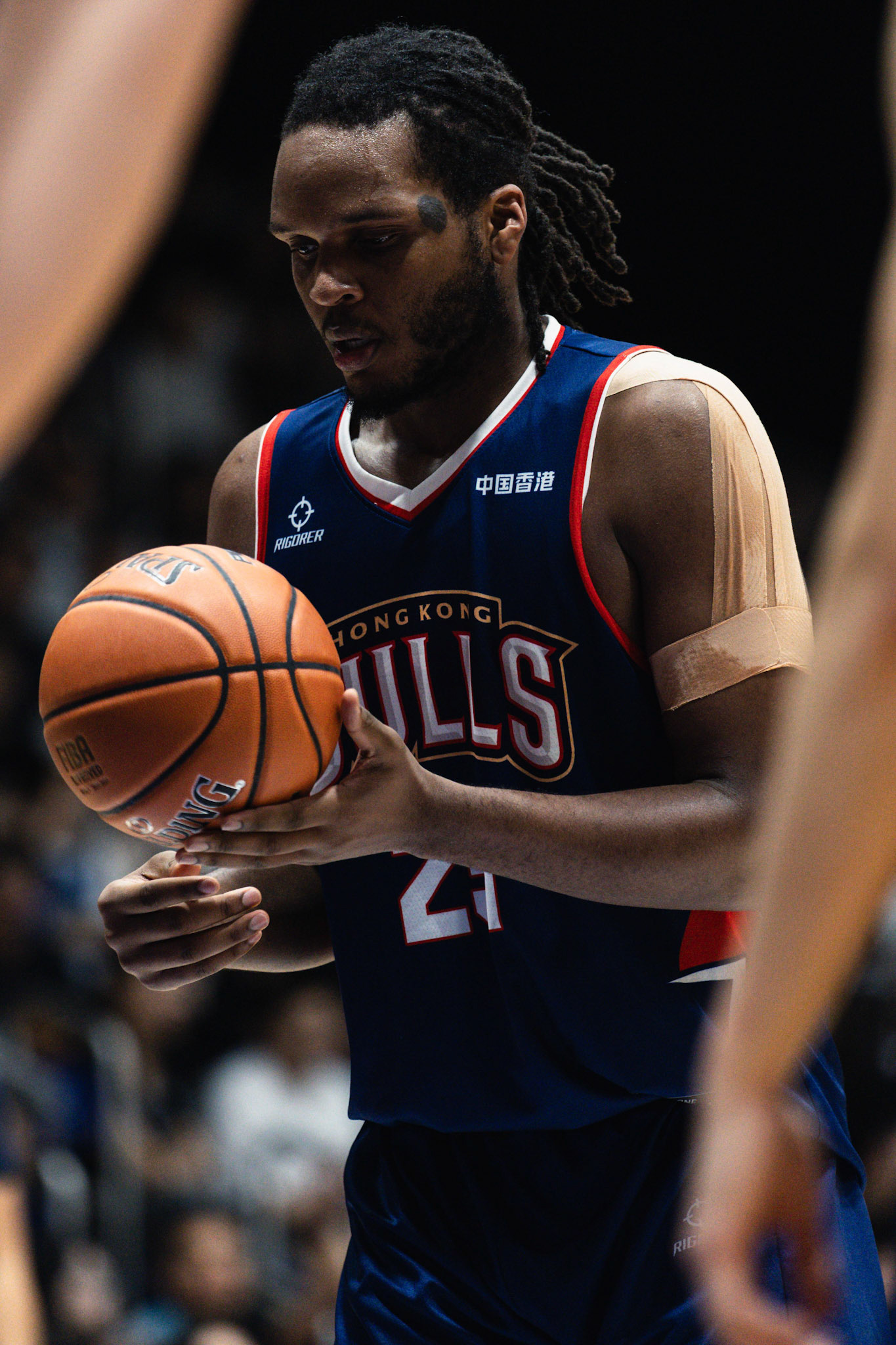 HONG KONG, China - AUGUST  07:  during NBL 2025 Hong Kong Bulls vs Hubei Wenlv at Southorn Stadium on August 7, 2025 in Hong Kong, China, (Photo by Jack Ng/NH_FOTO)