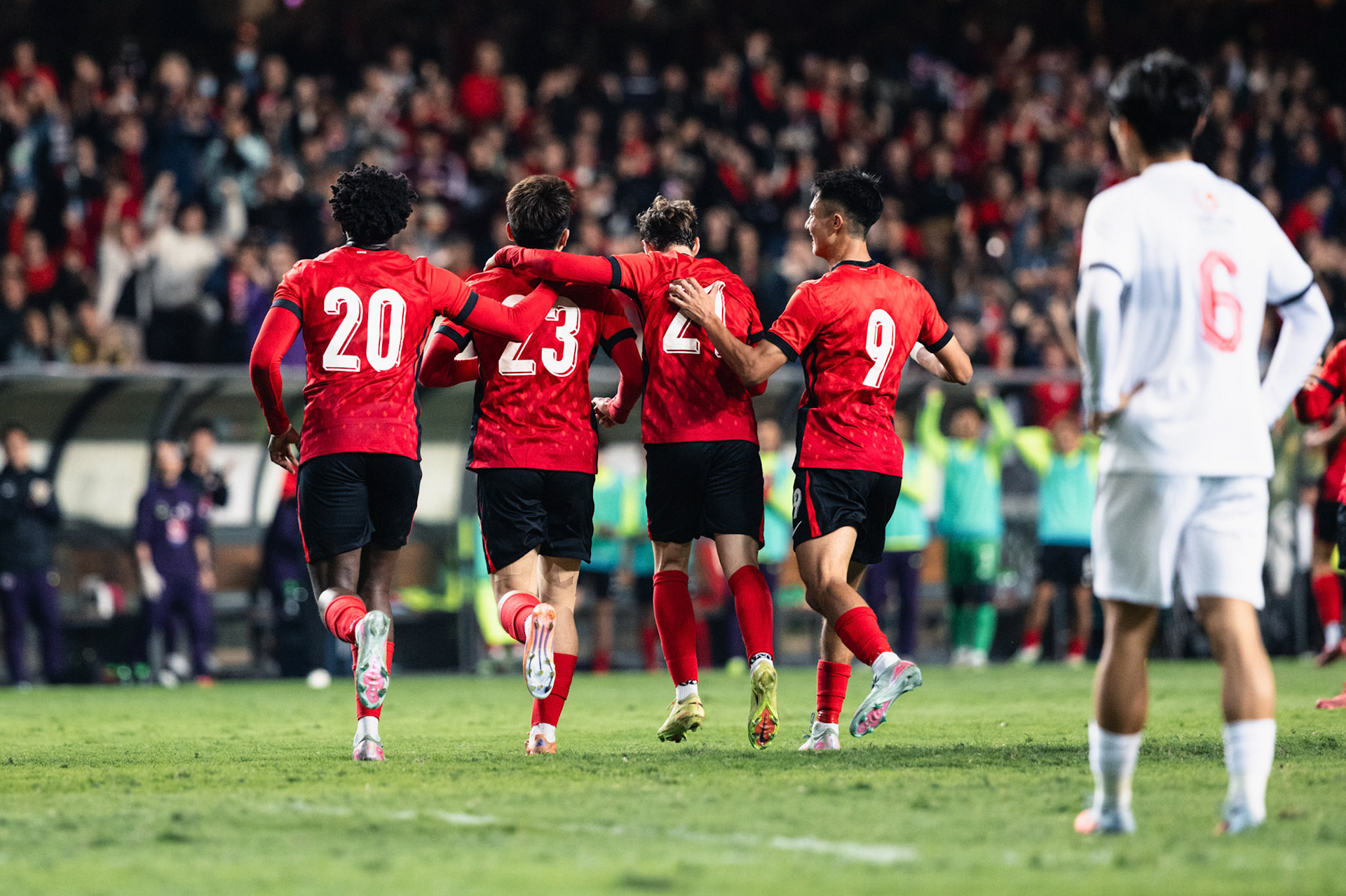 HONG KONG, China - DECEMBER 28: during 44th Guangdong - Hong Kong Cup, match between Hong Kong and Guangdong at Hong Kong Stadium on December 28, 2025 in Hong Kong, China, (Photo by Jack Ng/Alamy Live News)