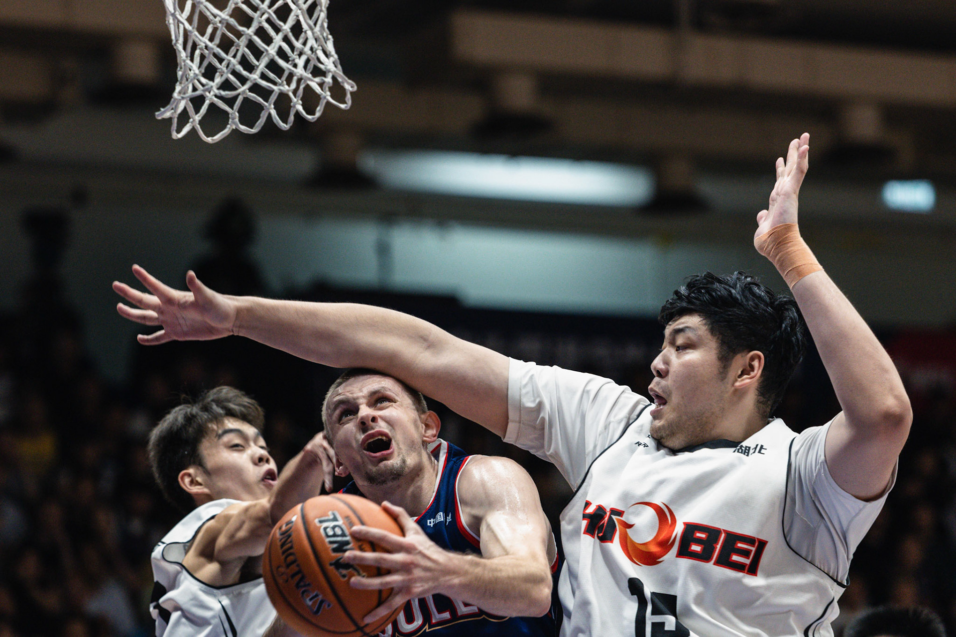 HONG KONG, China - AUGUST  07:  during NBL 2025 Hong Kong Bulls vs Hubei Wenlv at Southorn Stadium on August 7, 2025 in Hong Kong, China, (Photo by Jack Ng/NH_FOTO)