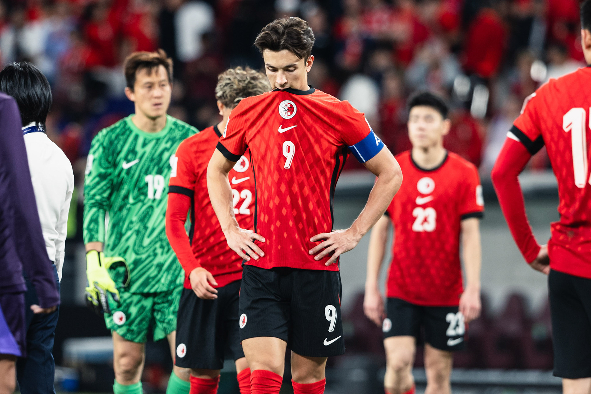 HONG KONG, China - NOVEMBER  18:  during 2027 Asian Cup Qualifers - Hong Kong, China vs Singapore at Kai Tak Stadium on November 18, 2025 in Hong Kong, China, (Photo by Jack Ng/Pixel Images)