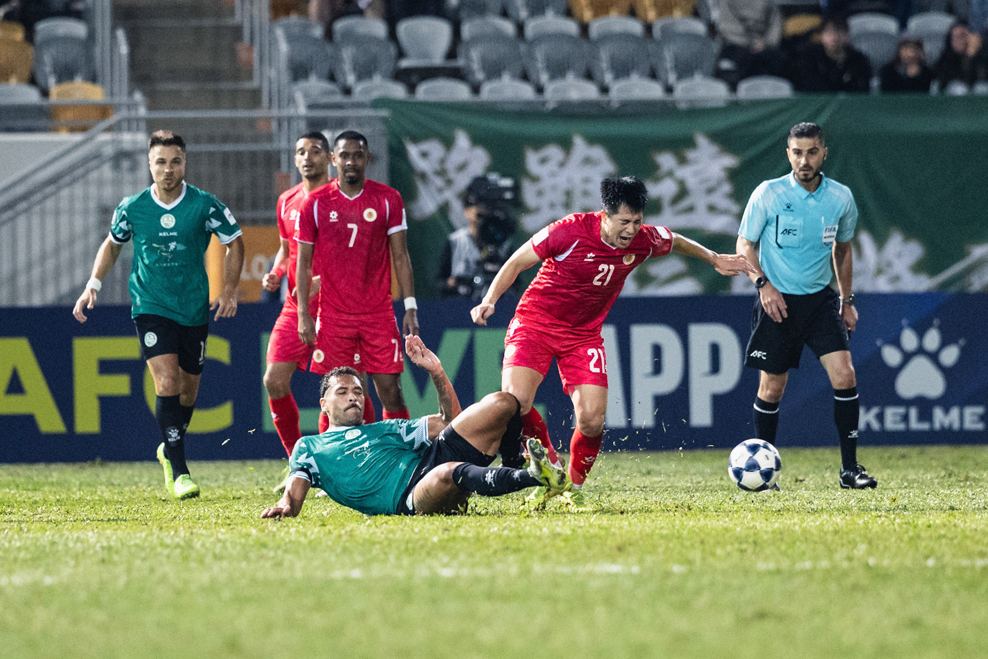 Mong Kok Stadium, HONG KONG, China - Mikael GUTERRES MICHEL of Tai Po Football Club challenges the ball during AFC Champions League TWO - Tai Po Football Club vs Cong An Honoi FC at Mong Kok Stadium on December 11, 2025 in Hong Kong, China, (Photo by Jack Ng/Alamy Live News)