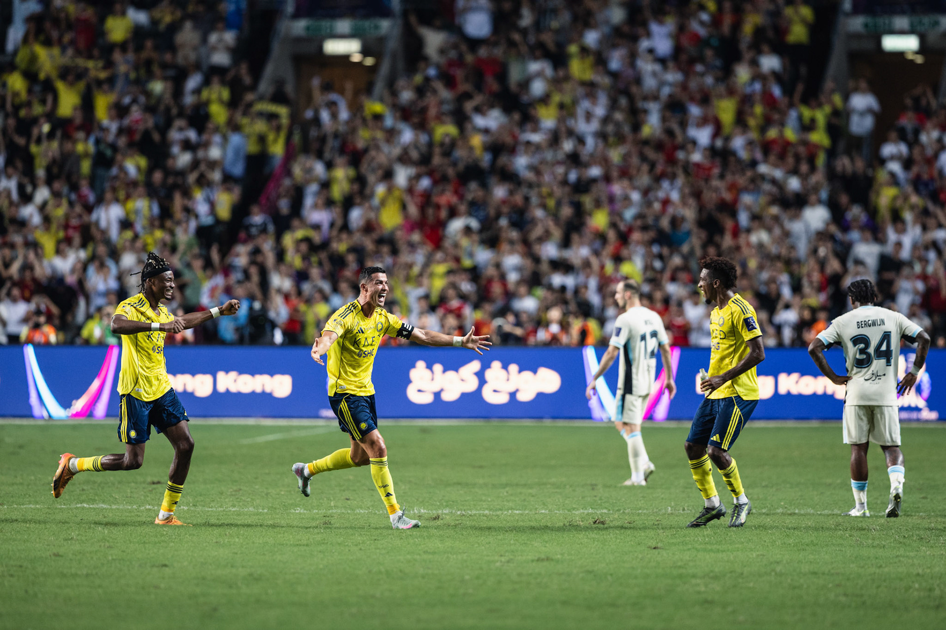 HONG KONG, China - AUGUST  19:  during Saudi Super Cup at Hong Kong Stadium on August 19, 2025 in Hong Kong, China, (Photo by Jack Ng/Jack8th.com)
