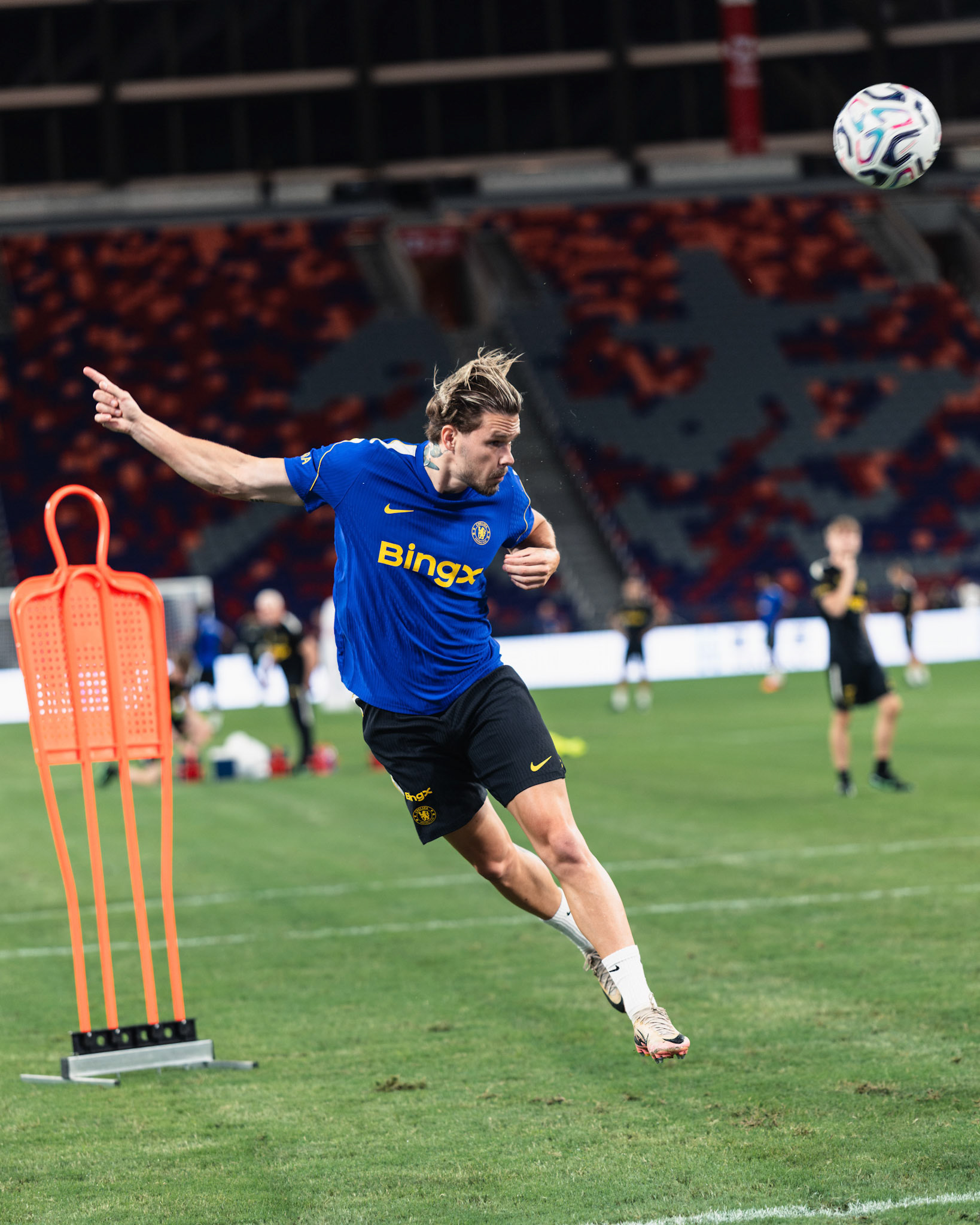 HONG KONG, China - AUGUST  04:  during Hong Kong Football Festival (HKFF) 2026 Pre-match press conference and open training of Chelsea vs Juventus at Kai Tak Stadium on August 4, 2026 in Hong Kong, China, (Photo by Jack Ng/Alamy Live News)