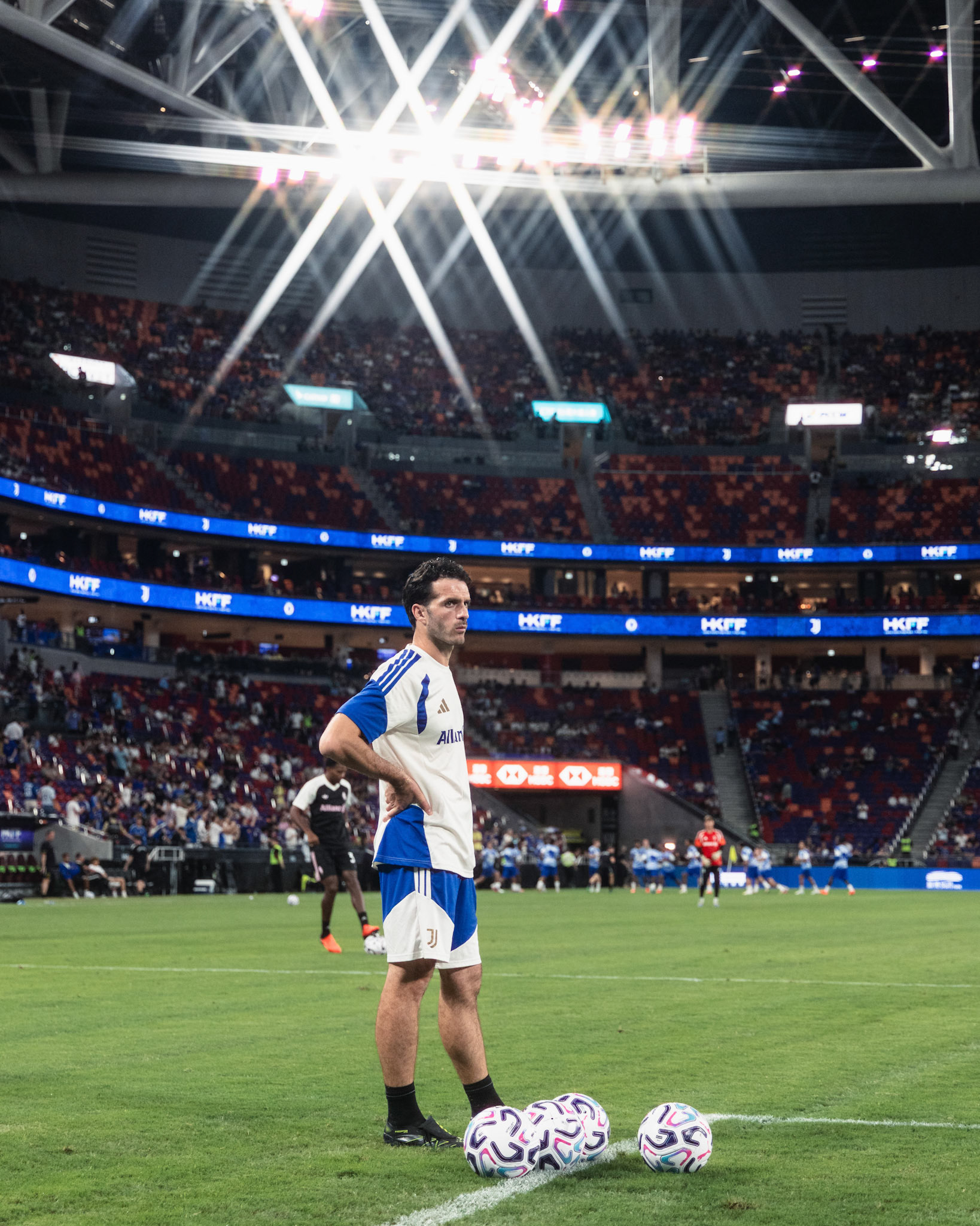 HONG KONG, China - AUGUST 05: A general view from inside the Kai Tak Stadium, a world-class venue at the Kai Tak Sports Park in Hong Kong, during Hong Kong Football Festival (HKFF) 2026 - Chelsea vs Juventus at Kai Tak Stadium on August 5, 2026 in Hong Kong, China, (Photo by Jack Ng/Alamy Live News)