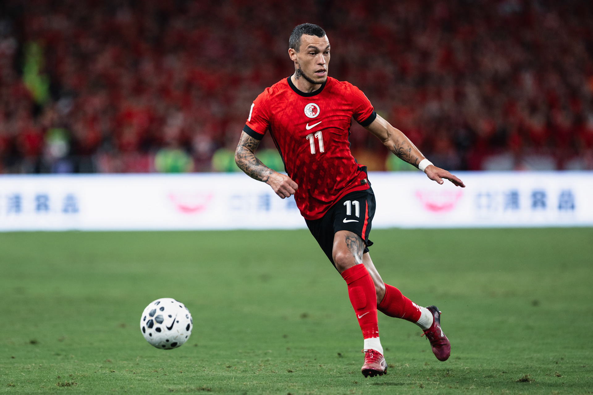HONG KONG, China - OCTOBER  14:  during 2027 Asian Cup Qualifers - Hong Kong, China vs Bangladesh at Kai Tak Stadium on October 14, 2025 in Hong Kong, China, (Photo by Jack Ng/Pixel Images)