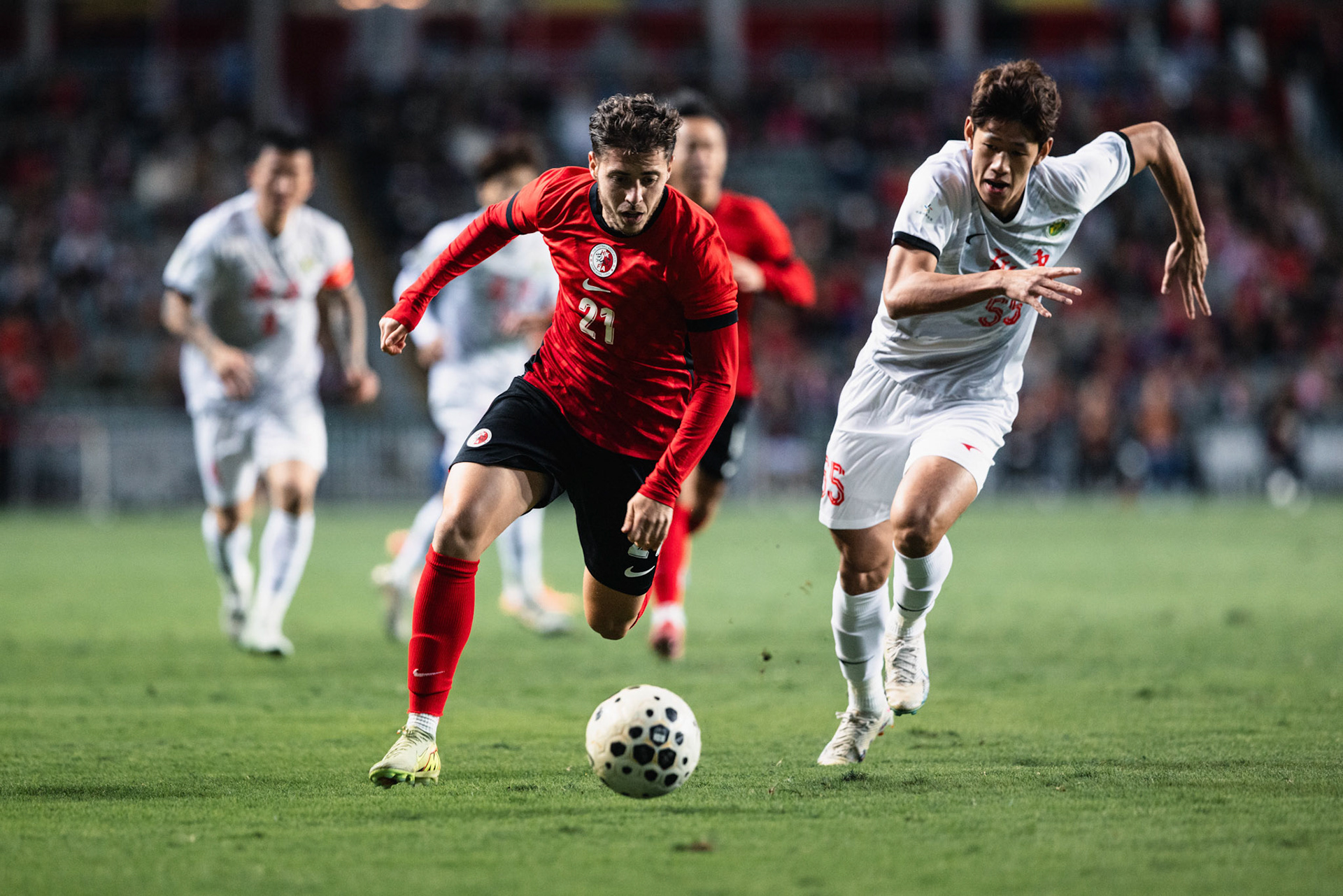 HONG KONG, China - DECEMBER 28: during 44th Guangdong - Hong Kong Cup, match between Hong Kong and Guangdong at Hong Kong Stadium on December 28, 2025 in Hong Kong, China, (Photo by Jack Ng/Alamy Live News)