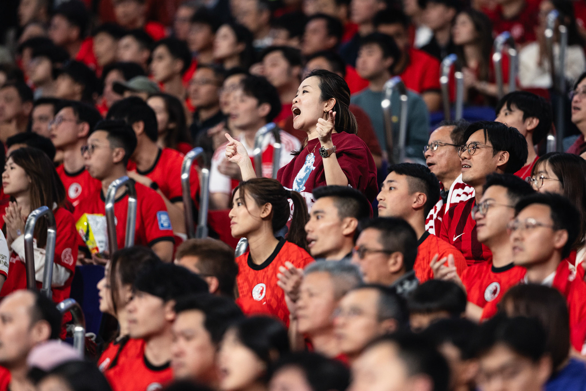 HONG KONG, China - NOVEMBER  18:  during 2027 Asian Cup Qualifers - Hong Kong, China vs Singapore at Kai Tak Stadium on November 18, 2025 in Hong Kong, China, (Photo by Jack Ng/Pixel Images)