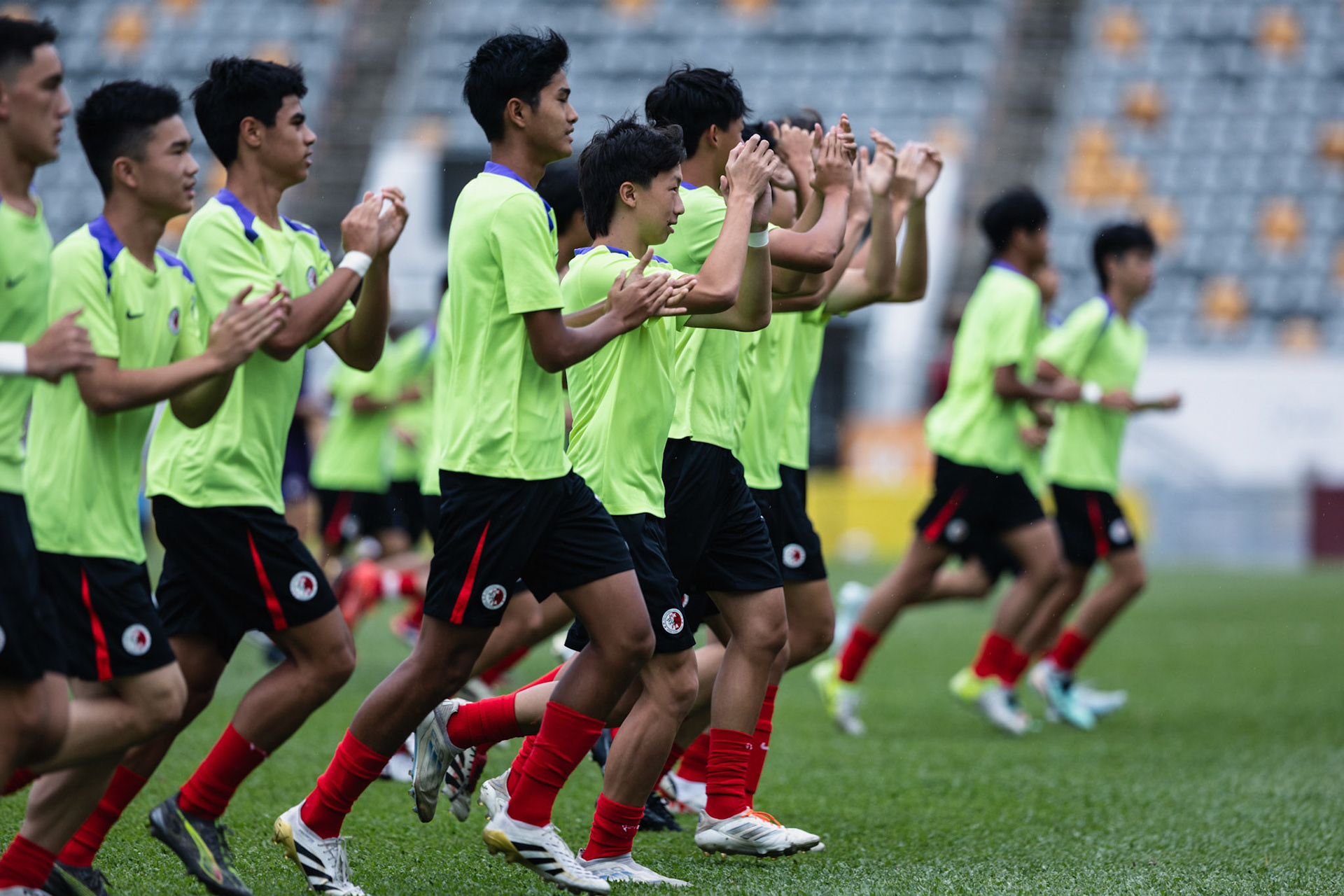 HONG KONG, China - AUGUST  17:  during JC Youth Football Academy Summit at Mong Kok Stadium on August 17, 2025 in Hong Kong, China, (Photo by Jack Ng/Jack8th.com)