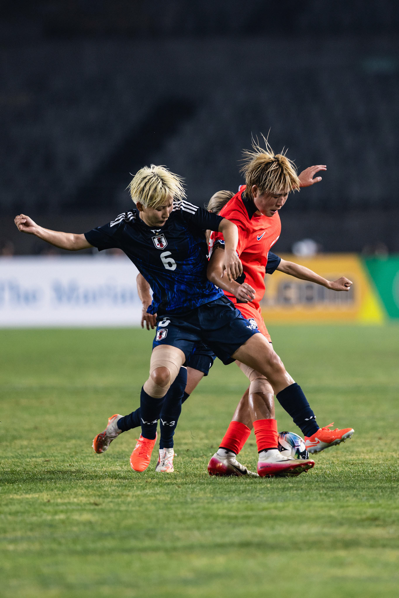 HWASEONG, South Korea - JULY  13:  during EAFF E-1 Football Championship - South Korea vs Japan at Hwaseong Sports Complex on July 13, 2025 in Hwaseong, South Korea, (Photo by Jack Ng/Pixel Images)