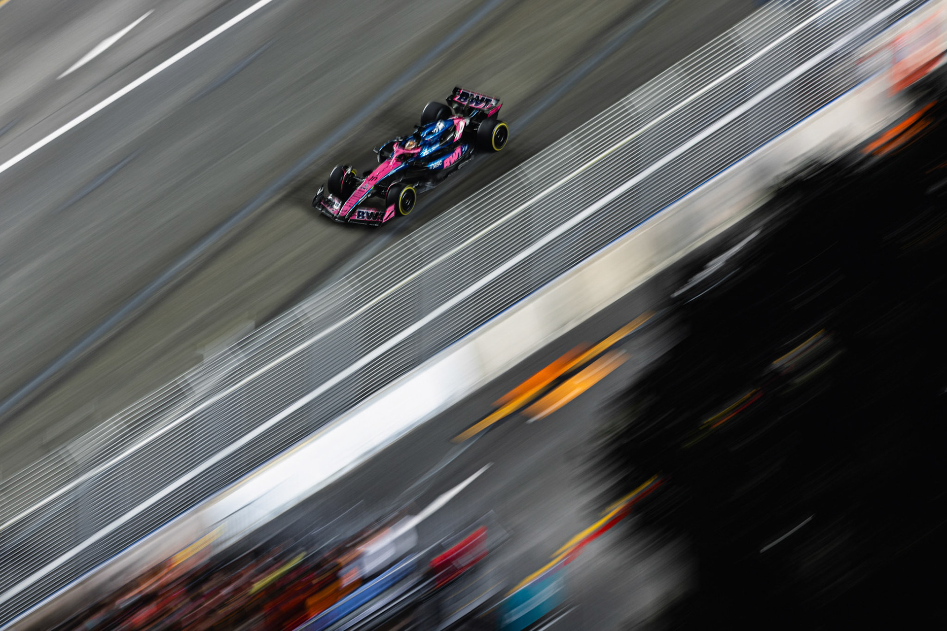 SINGAPORE, Singapore - OCTOBER  05:  during F1 Grand Prix of Singapore at Marina Bay Street Circuit on October 5, 2025 in Singapore, Singapore, (Photo by Jack Ng/Alamy Live News)