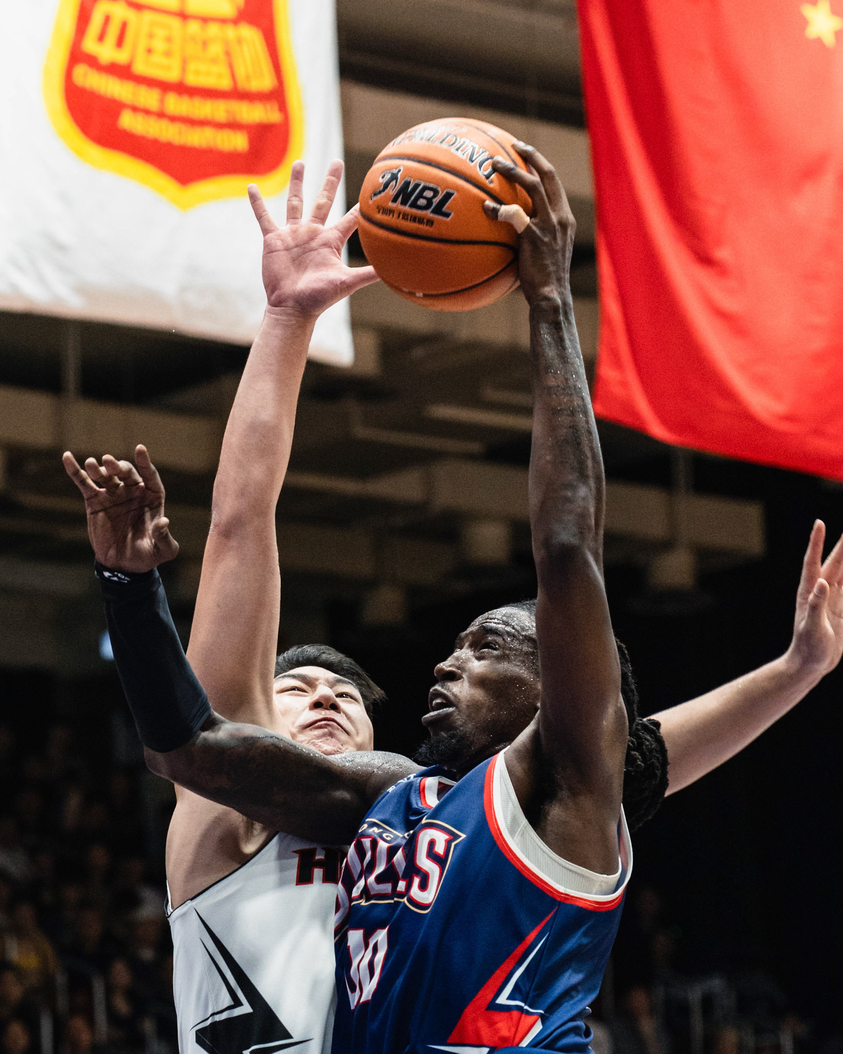 HONG KONG, China - AUGUST  07:  during NBL 2025 Hong Kong Bulls vs Hubei Wenlv at Southorn Stadium on August 7, 2025 in Hong Kong, China, (Photo by Jack Ng/NH_FOTO)