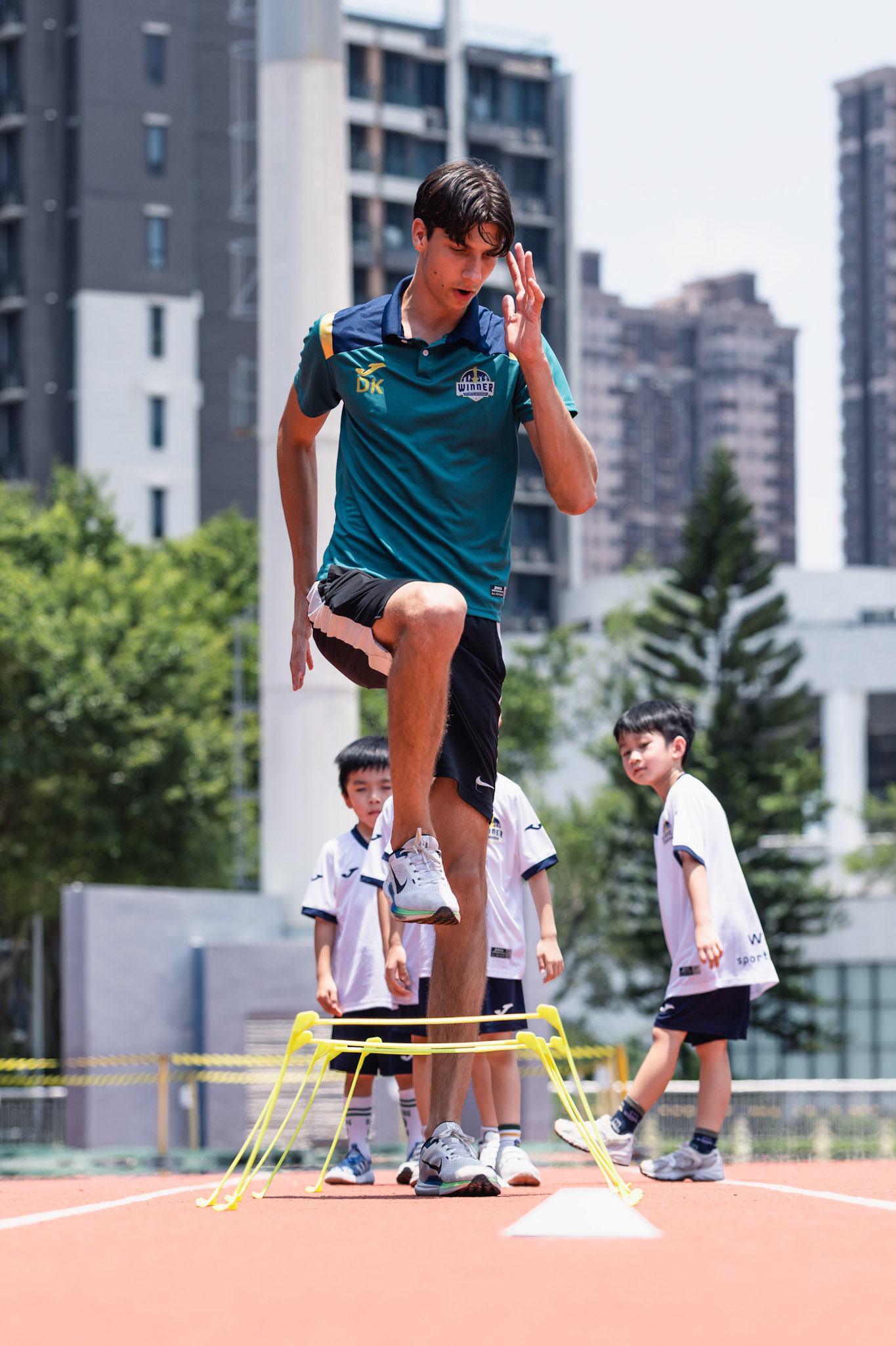 HONG KONG, China - JULY  27:  during Winner Sports Academy Training at Ma On Shan Sports Ground on July 27, 2025 in Hong Kong, China, (Photo by Jack Ng/)