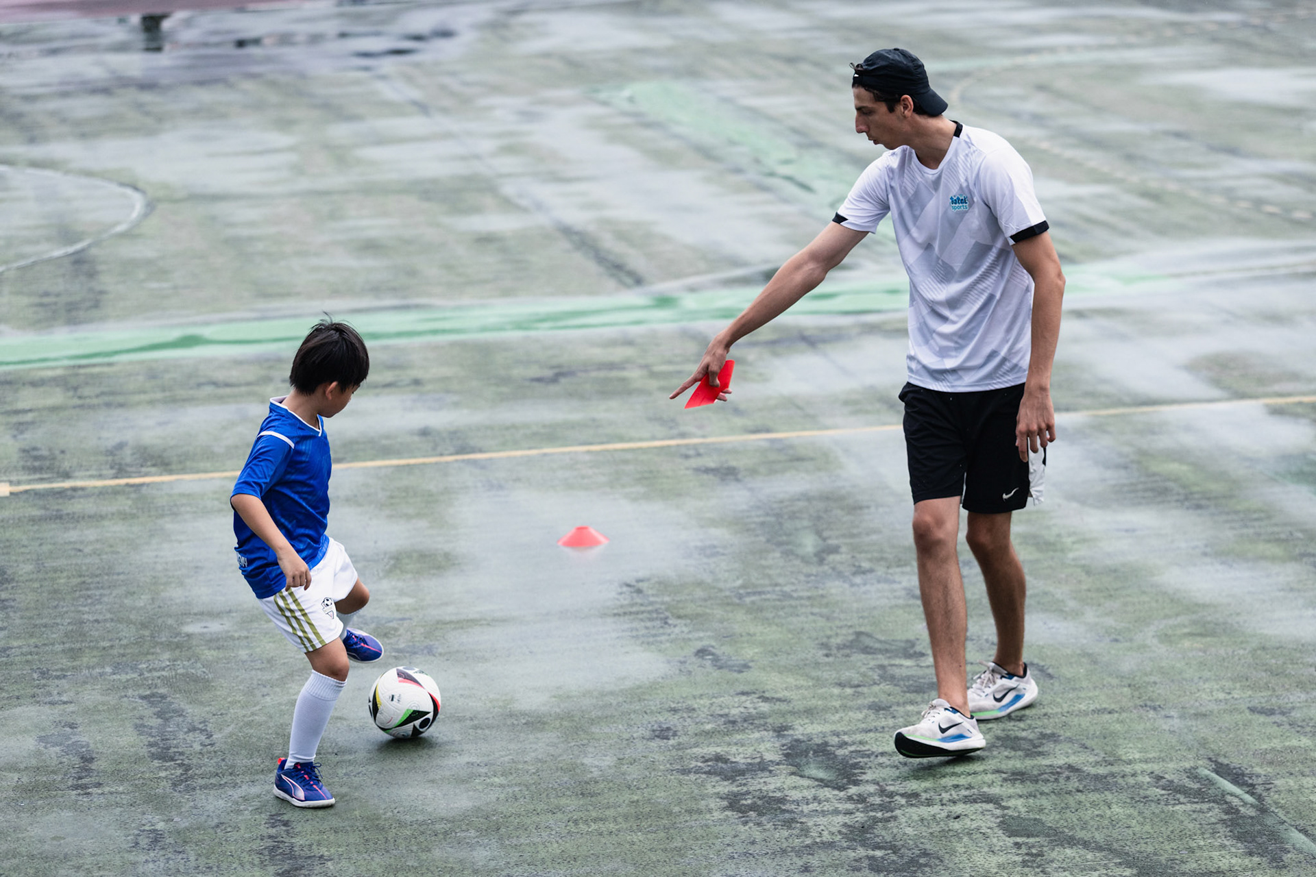 HONG KONG, China - AUGUST  18:  during Total Sports Academy Football Training at Yuen Long on August 18, 2025 in Hong Kong, China, (Photo by Jack Ng/Jack8th.com)