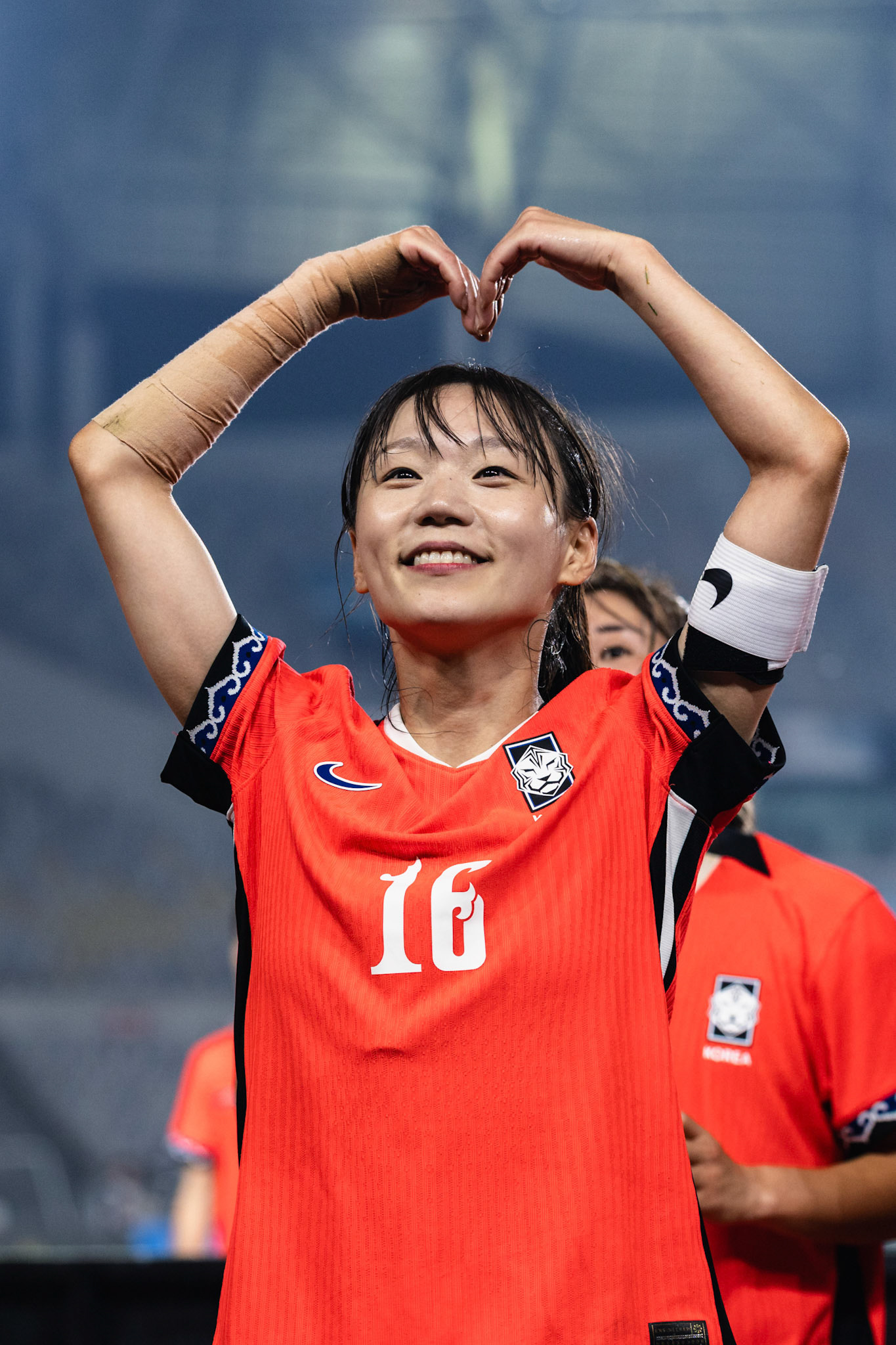 HWASEONG, South Korea - JULY  13:  during EAFF E-1 Football Championship - South Korea vs Japan at Hwaseong Sports Complex on July 13, 2025 in Hwaseong, South Korea, (Photo by Jack Ng/Pixel Images)