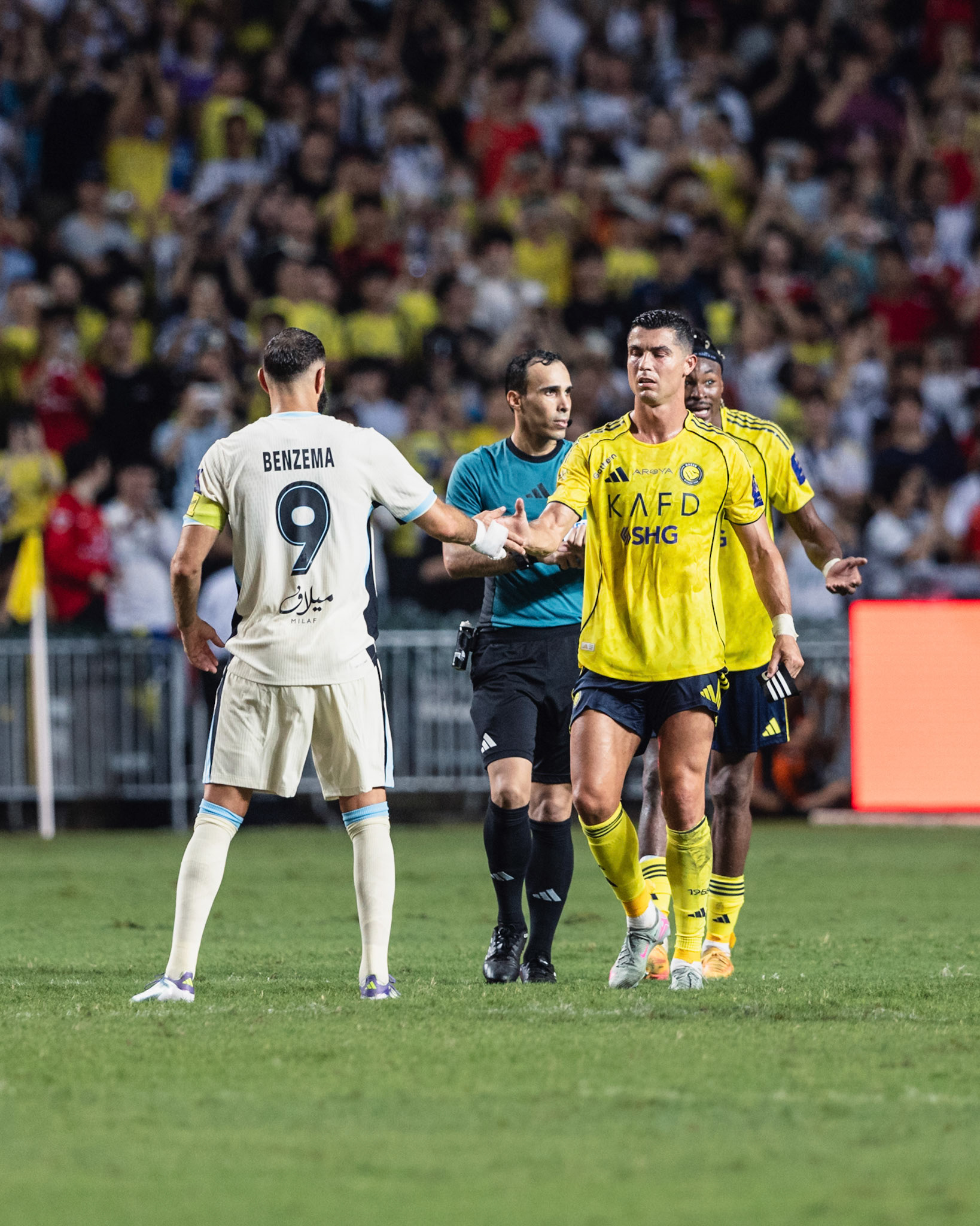 HONG KONG, China - AUGUST  19:  during Saudi Super Cup at Hong Kong Stadium on August 19, 2025 in Hong Kong, China, (Photo by Jack Ng/Jack8th.com)