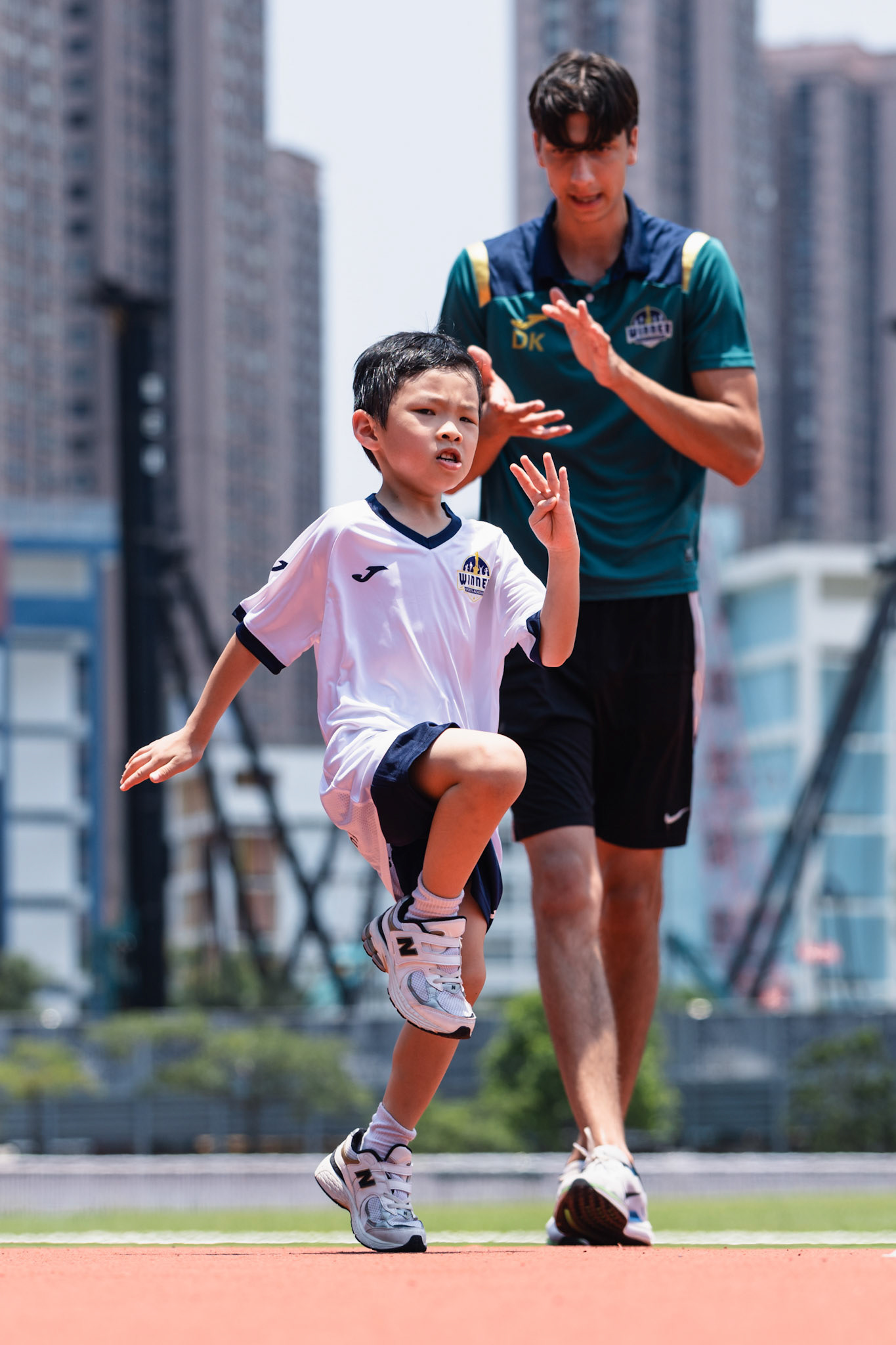 HONG KONG, China - JULY  27:  during Winner Sports Academy Training at Ma On Shan Sports Ground on July 27, 2025 in Hong Kong, China, (Photo by Jack Ng/)
