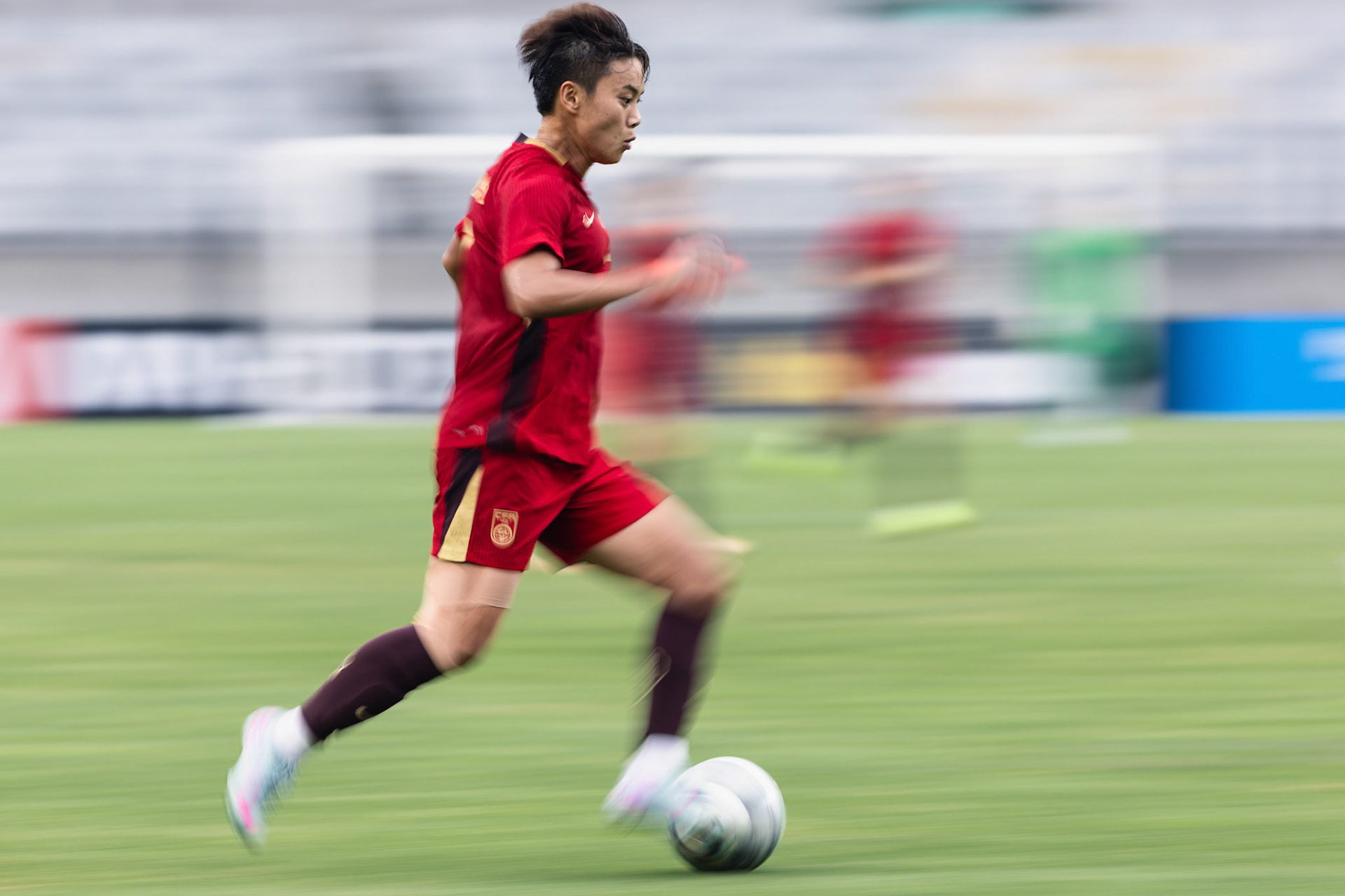 HWASEONG, South Korea - JULY  13:  during EAFF E-1 Football Championship - Chinese Taipei vs China PR at Hwaseong Sports Complex on July 13, 2025 in Hwaseong, South Korea, (Photo by Jack Ng/Pixel Images)