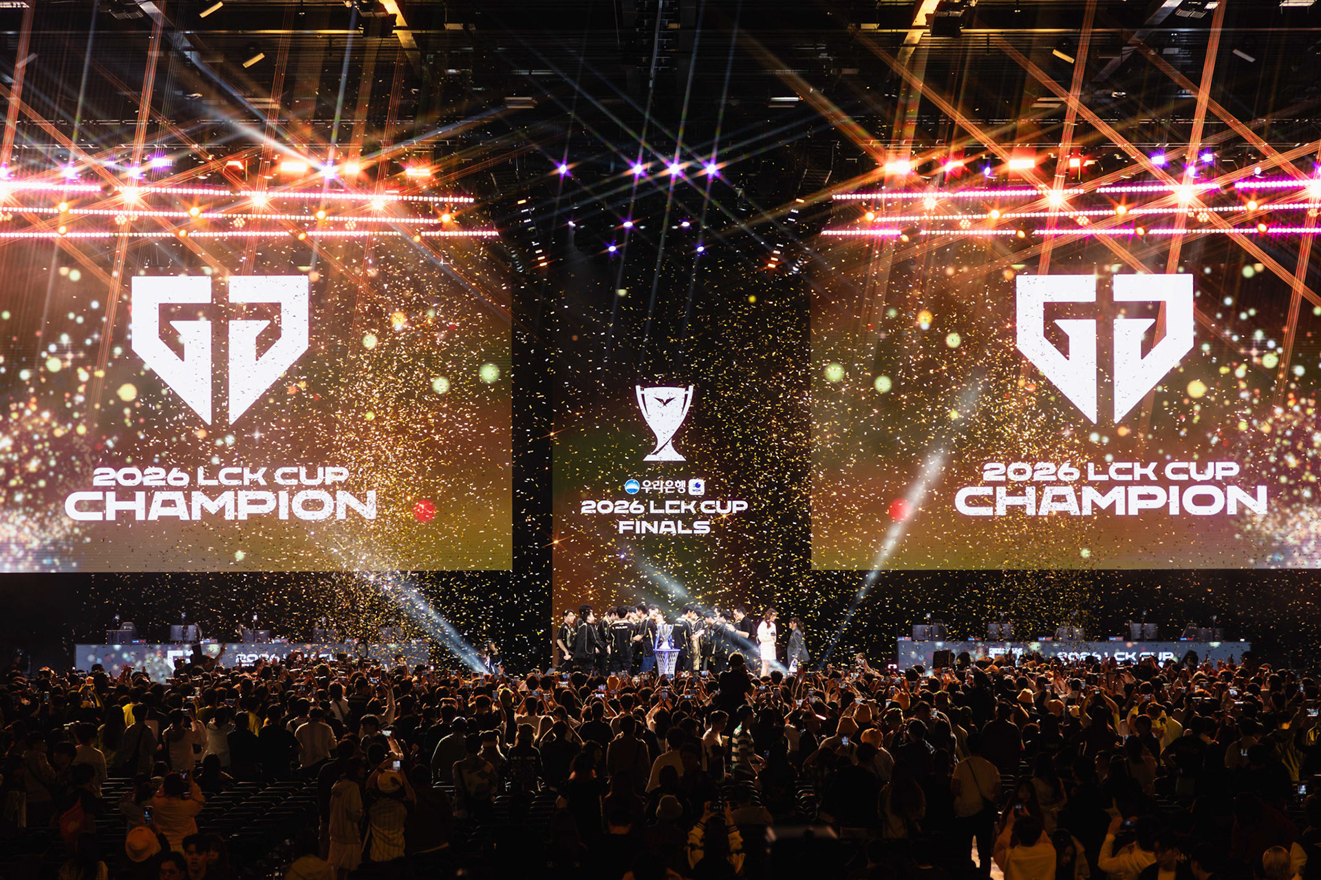 HONG KONG, China - MARCH 01: during 2026 LCK Cup Finals in Hong Kong at Kai Tak Arena on March 1, 2026 in Hong Kong, China, (Photo by Jack Ng/Alamy Live News)