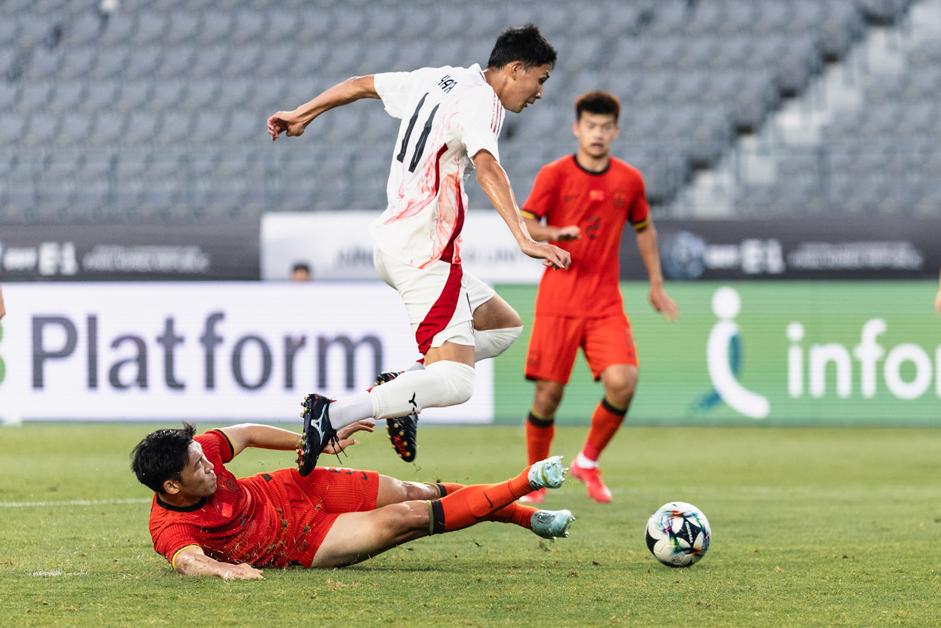 YONGIN, South Korea - JULY  12:  during EAFF E-1 Football Championship - Japan vs China at Yongin Mireu Stadium on July 12, 2025 in Yongin, South Korea, (Photo by Jack Ng/Pixel Images)