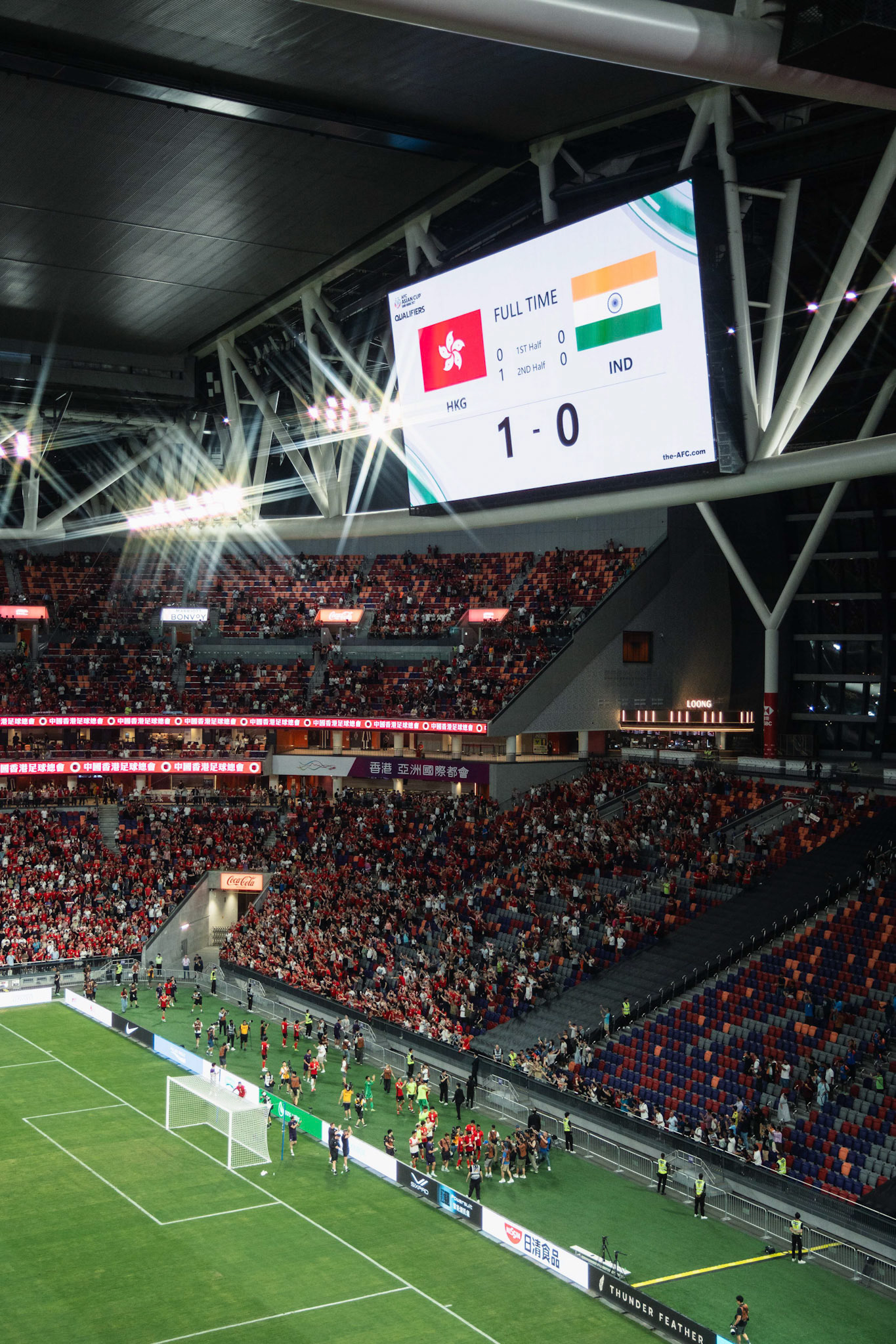 HONG KONG, China - JUNE  10:  during 2027 Asian Cup Qualifers - Hong Kong, China vs India at Kai Tak Stadium on June 10, 2025 in Hong Kong, China, (Photo by Jack Ng/Pixel Images)