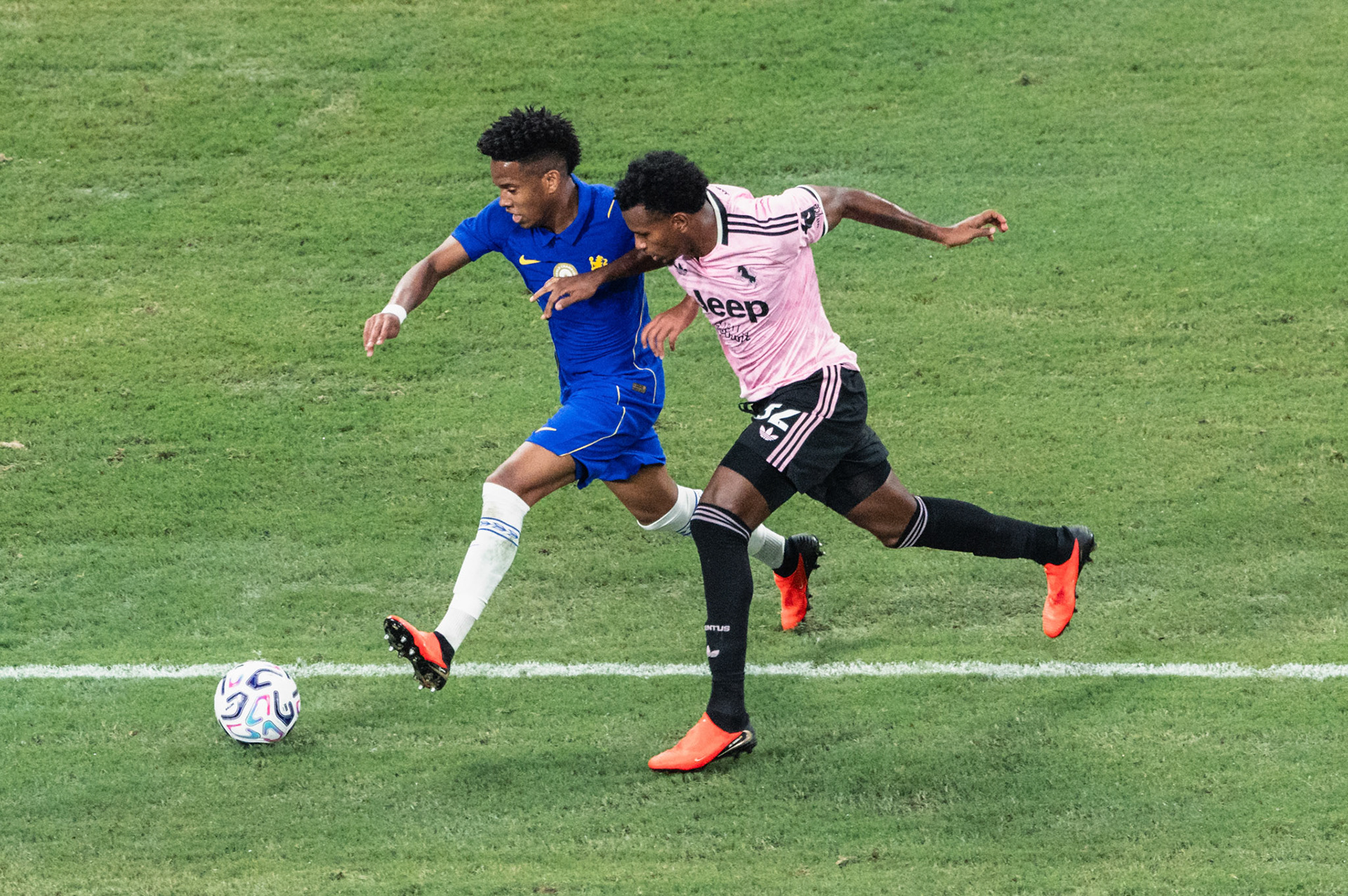 HONG KONG, China - AUGUST 05: Estevao Willian (No. 41) of Chelsea in action during Hong Kong Football Festival (HKFF) 2026 - Chelsea vs Juventus at Kai Tak Stadium on August 5, 2026 in Hong Kong, China, (Photo by Jack Ng/Alamy Live News)