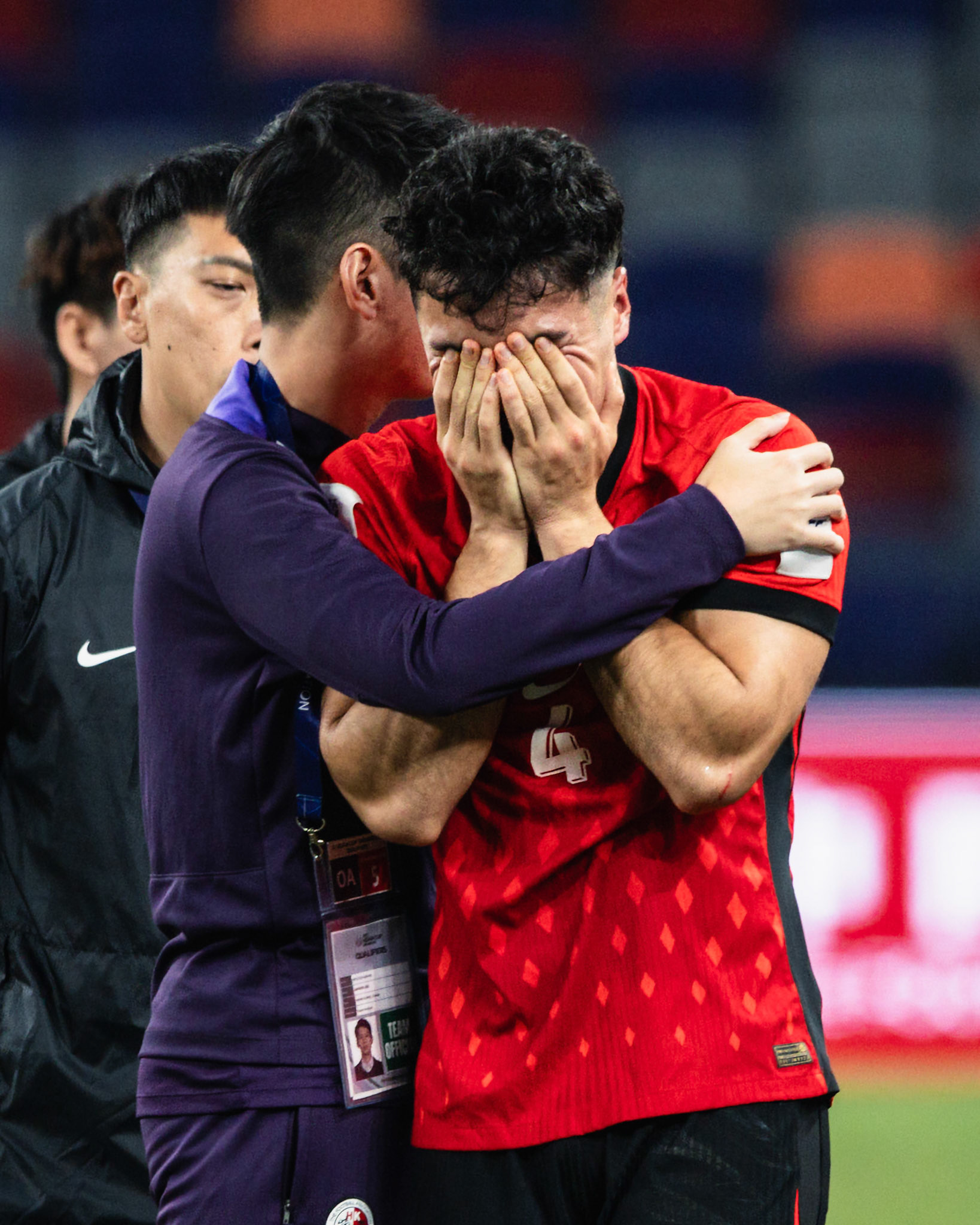 HONG KONG, China - NOVEMBER  18:  during 2027 Asian Cup Qualifers - Hong Kong, China vs Singapore at Kai Tak Stadium on November 18, 2025 in Hong Kong, China, (Photo by Jack Ng/Pixel Images)
