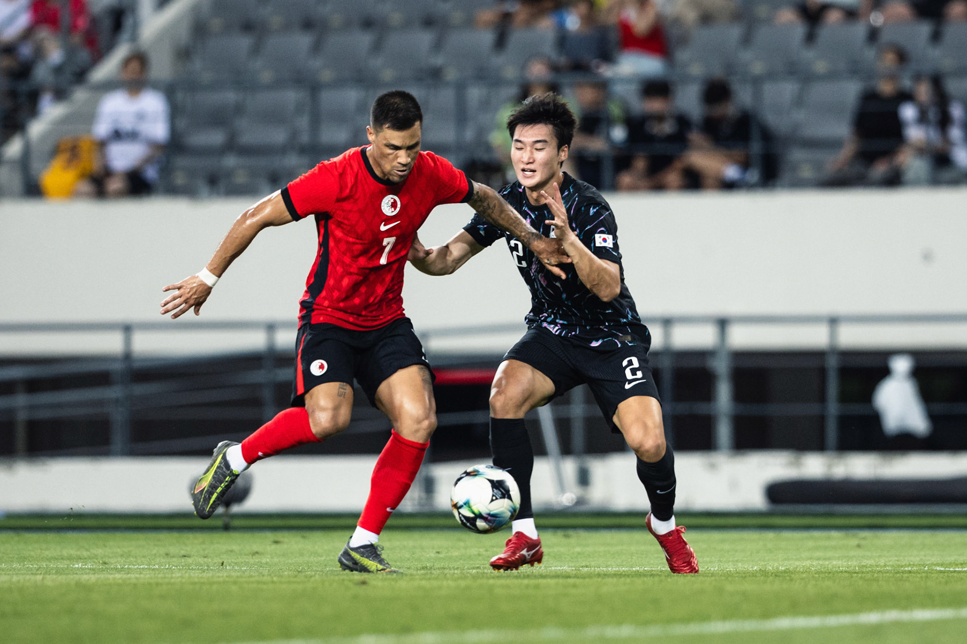 YONGIN, South Korea - JULY  11:  during EAFF E-1 Football Championship at Yongin Mireu Stadium on July 11, 2025 in Yongin, South Korea, (Photo by Jack Ng/Pixel Images)