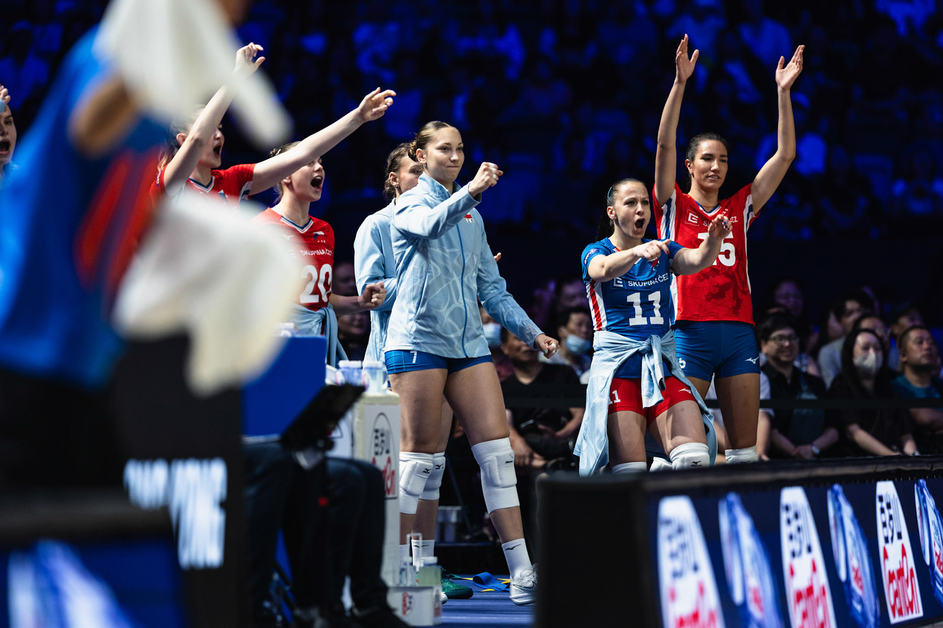 HONG KONG, China - JUNE  21:  during Volleyball Nations League Hong Kong 2025 at Kai Tak Arena on June 21, 2025 in Hong Kong, China, (Photo by Jack Ng/Pixel Images)