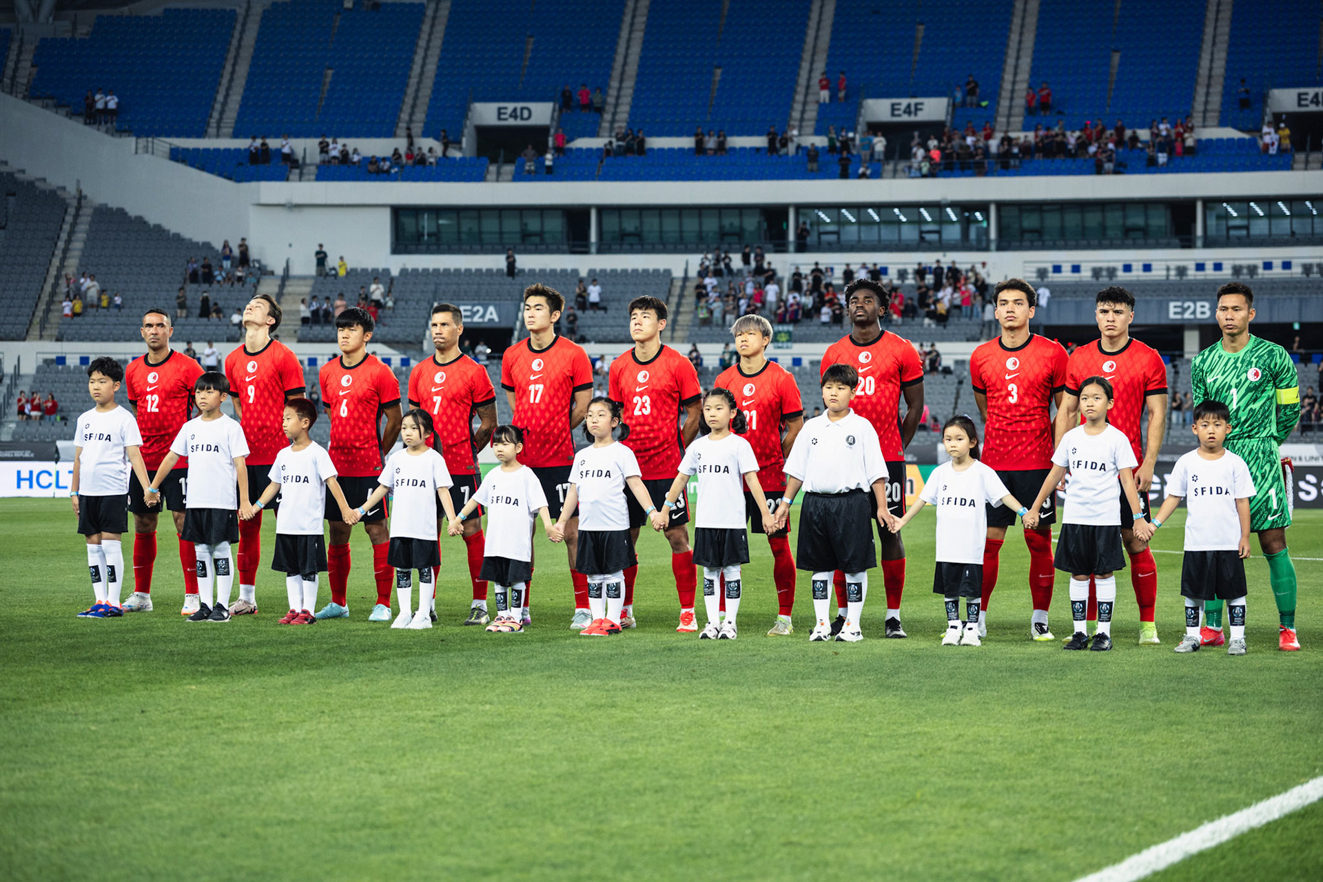 YONGIN, South Korea - JULY  11:  during EAFF E-1 Football Championship at Yongin Mireu Stadium on July 11, 2025 in Yongin, South Korea, (Photo by Jack Ng/Pixel Images)